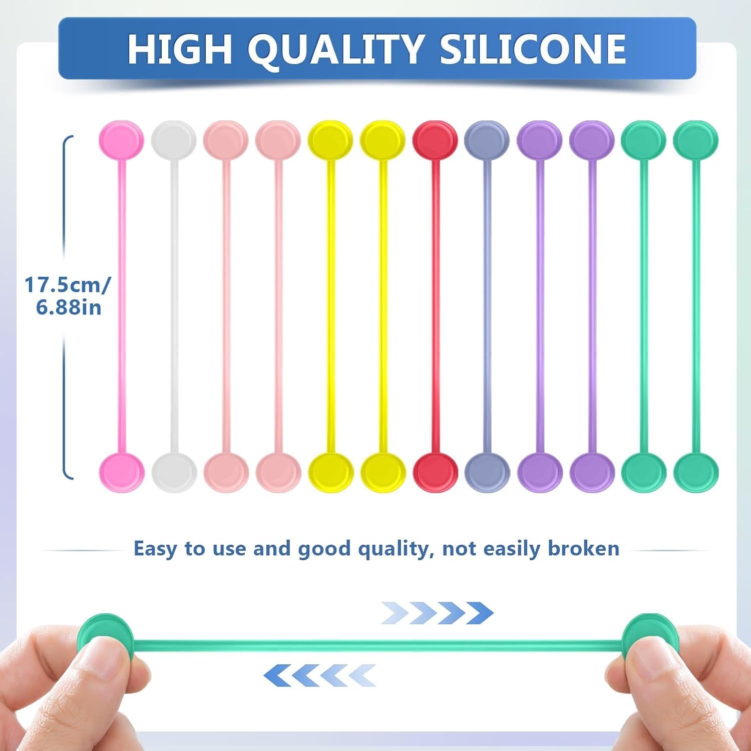 Organizadores de Cuerdas Magnéticas FGSAEOR Paquete de 12