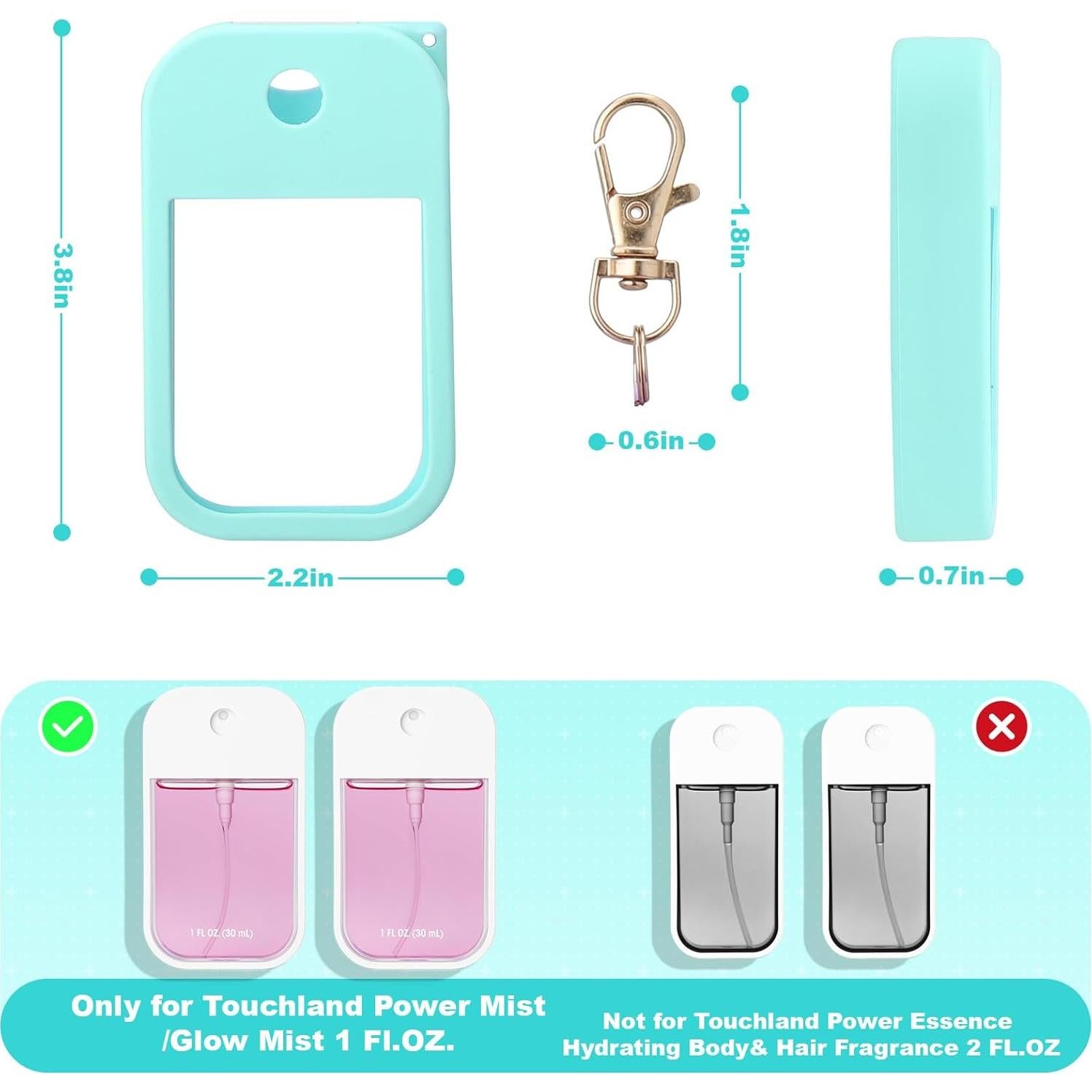 Funda Protectora Palksky para Desinfectante Touchland Azul