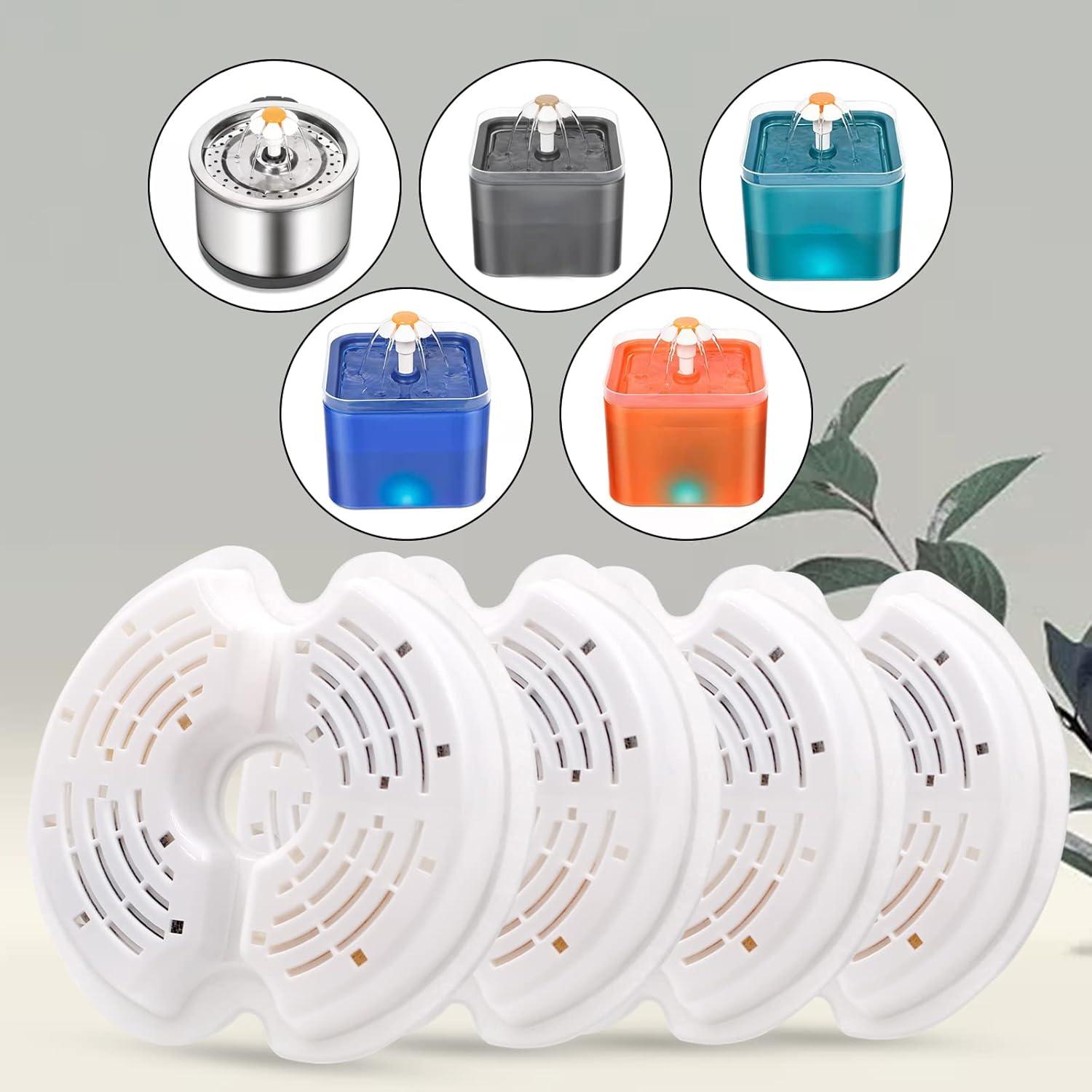 Paquete de 8 Filtros para Fuente de Agua Petilog para Gatos