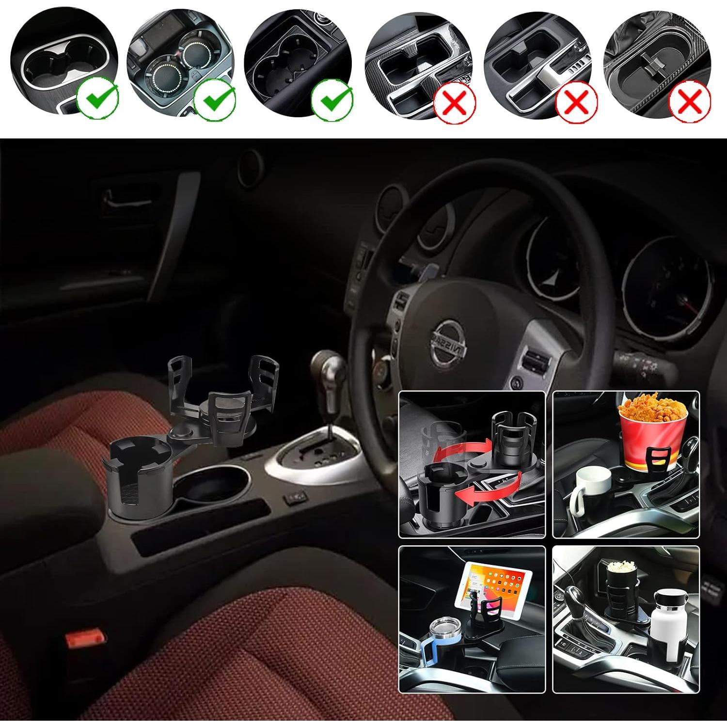 Expansor Soporte Tazas de Coche Humview DSB-01 Ajustable