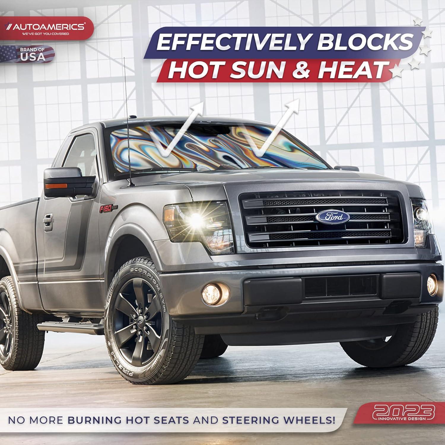 Protector Solar para Parabrisas Autoamerics - Pequeño 150x72.4cm