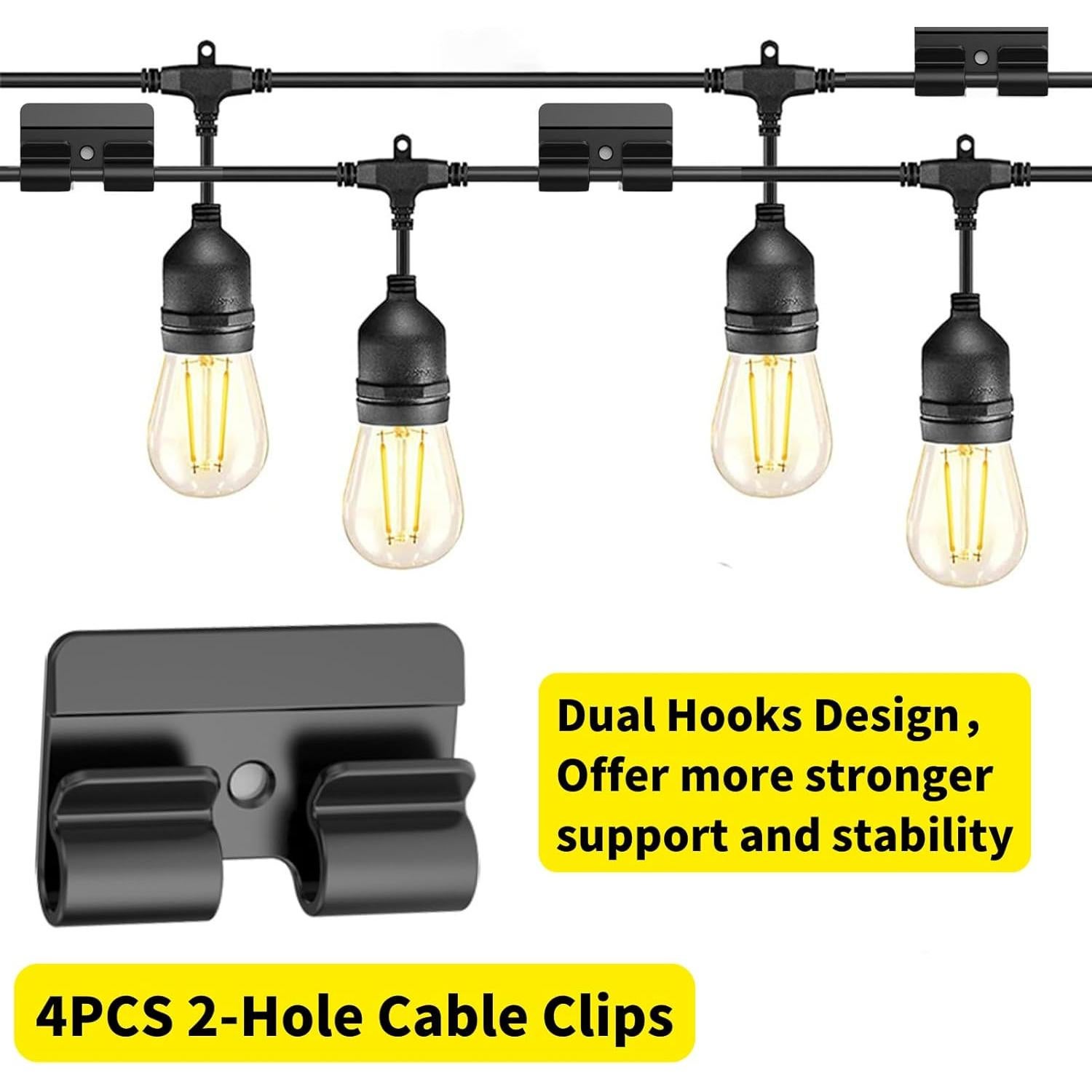 Kit de Gestión de Cables Topavatop 313 Piezas Negro