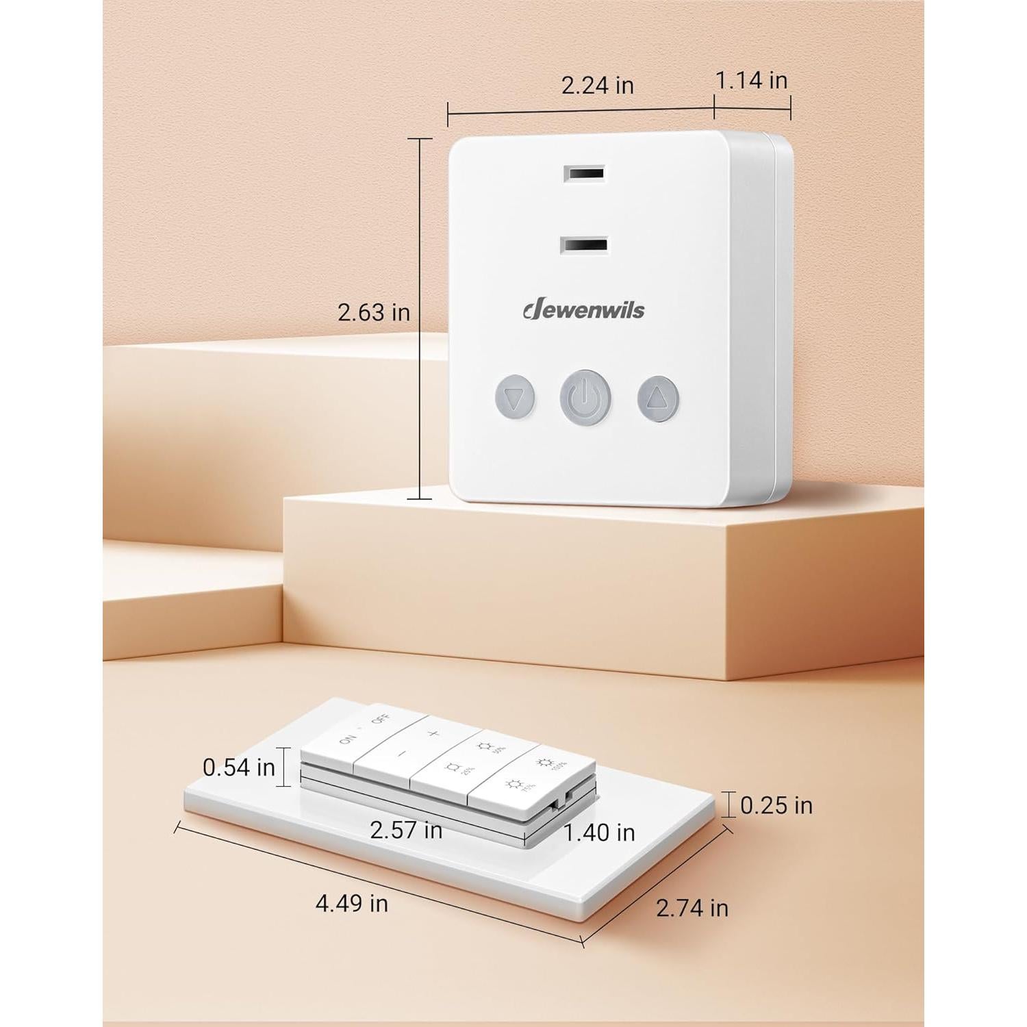 Enchufe Regulador Inalámbrico Dewenwils para Iluminación Interior