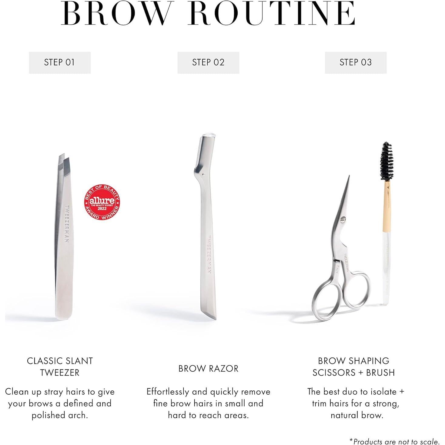 Cuchillas de Repuesto Tweezerman para Afeitadora de Cejas, 4 Unidades