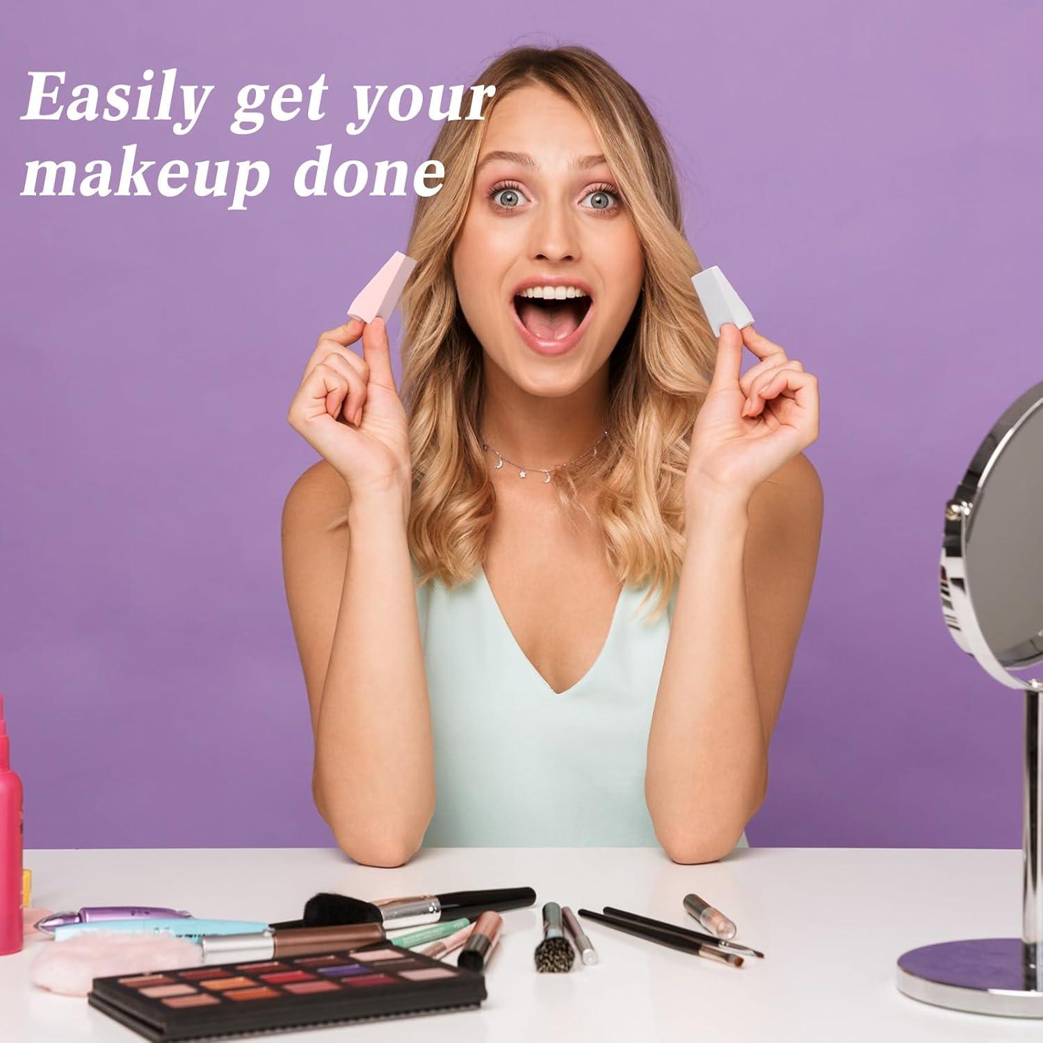 Esponjas Cosméticas TecUnite 100 Piezas Triangulares