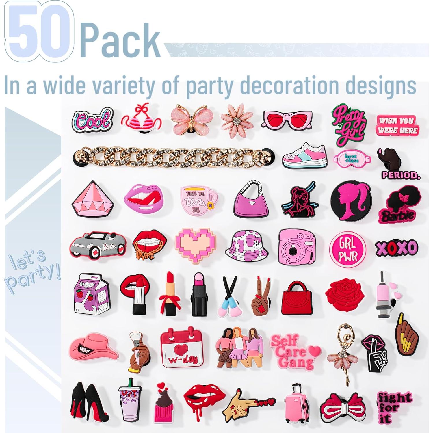 Encantos de Decoración PVC Mr. Pen - 50 Piezas Variadas