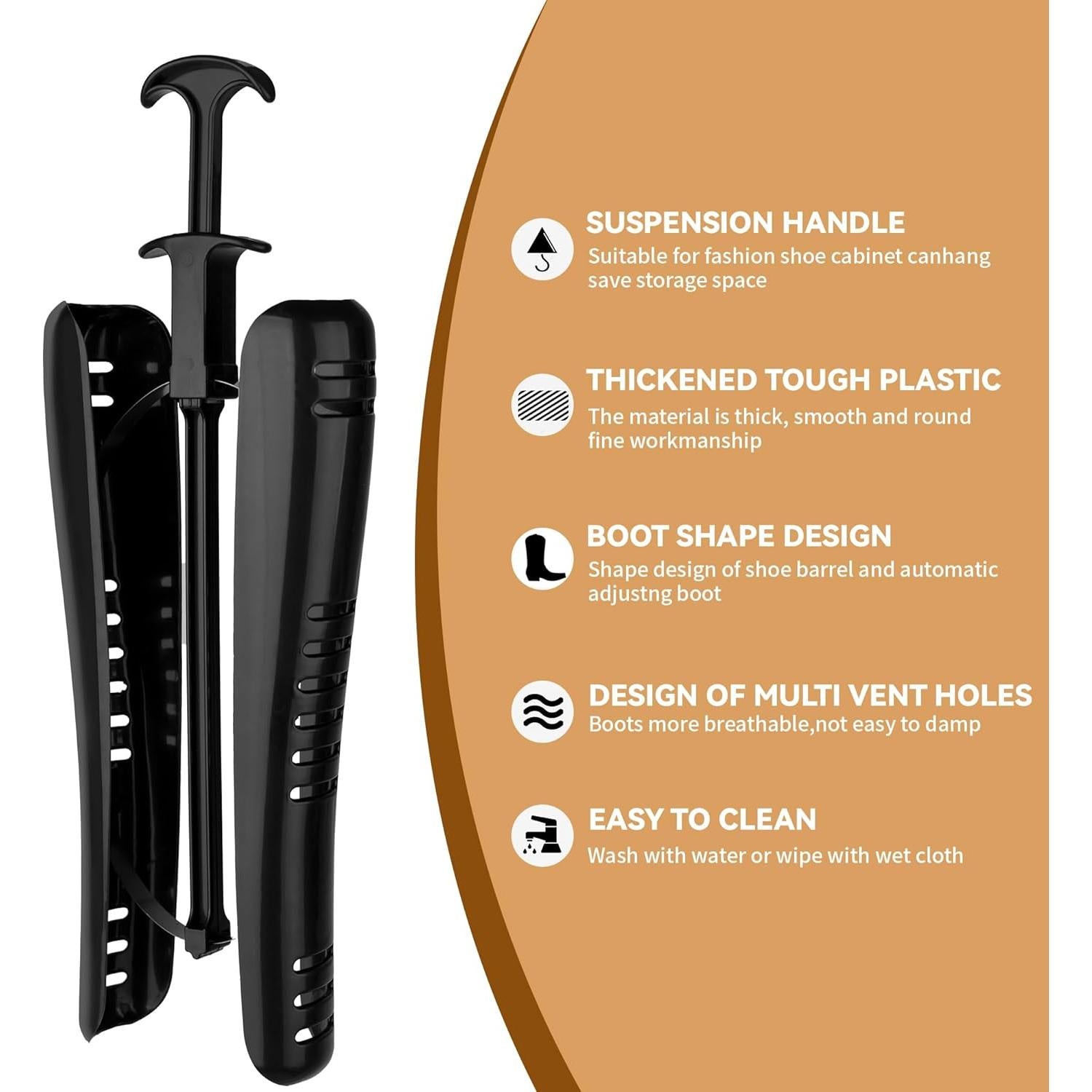 Estiradores de Botas 4 Pairs Ajustables para Mujeres y Hombres