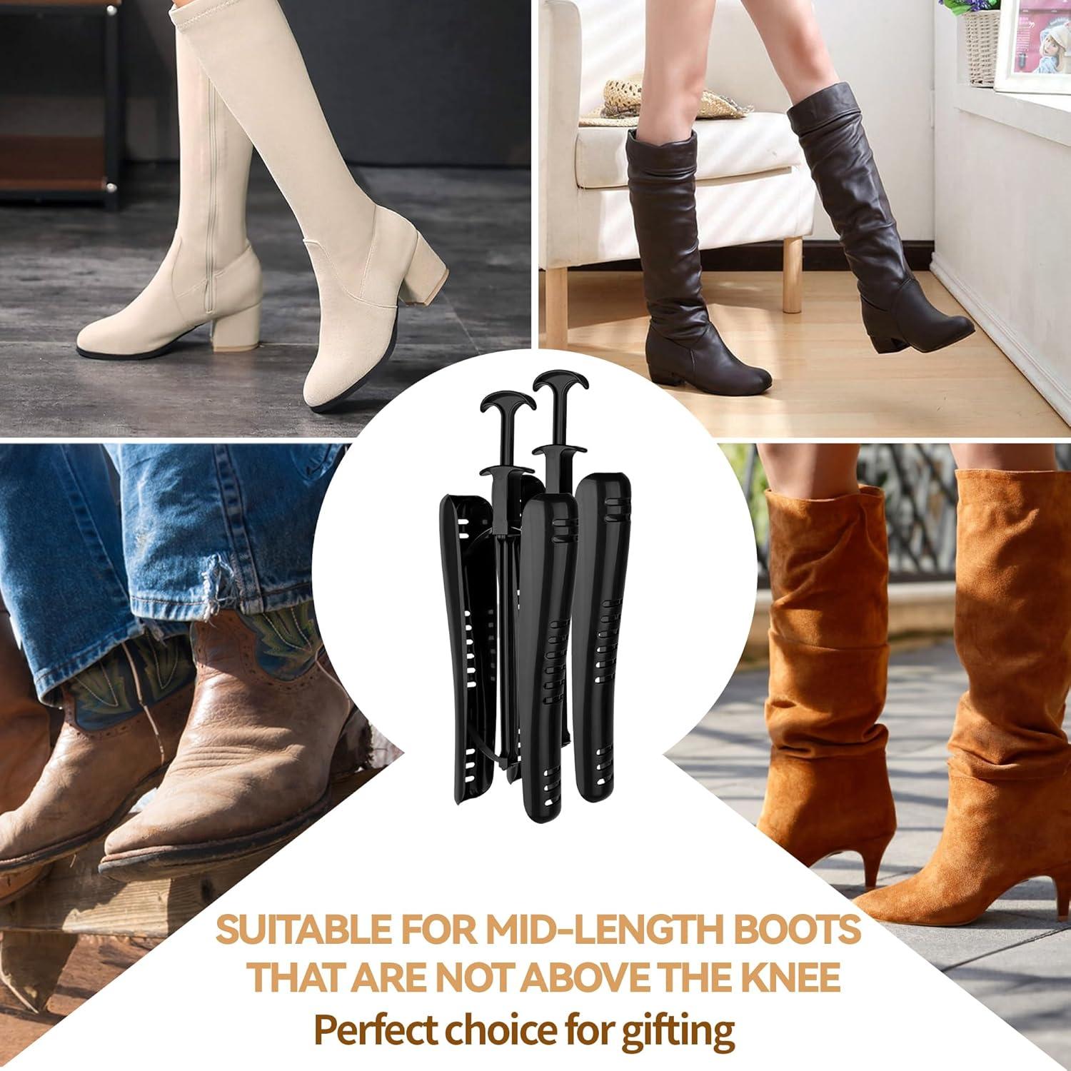 Estiradores de Botas 4 Pairs Ajustables para Mujeres y Hombres