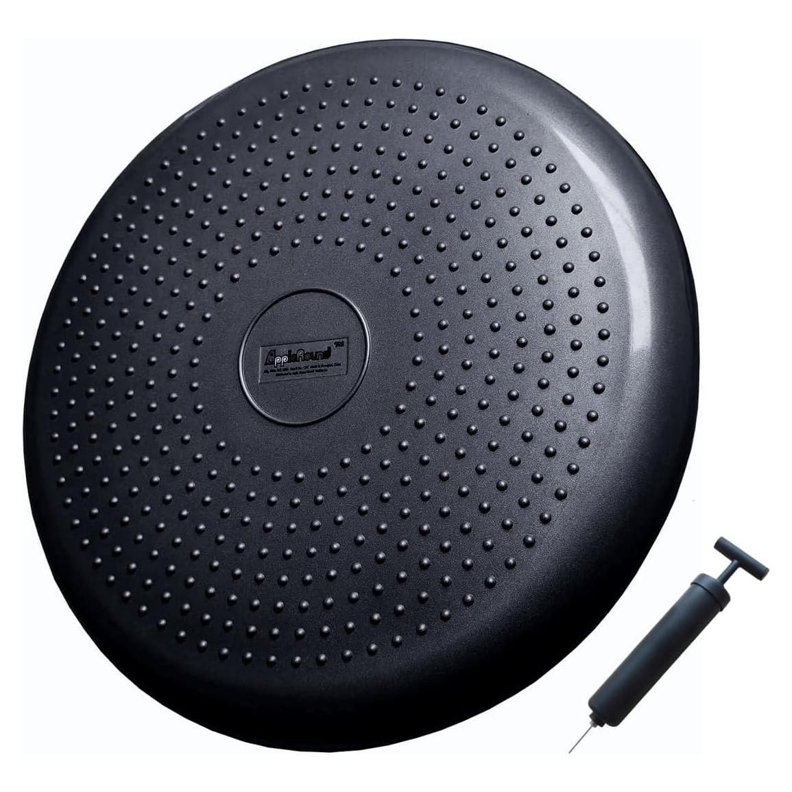 Cojín Inflable Redondo AppleRound 34cm con Bomba de Mano