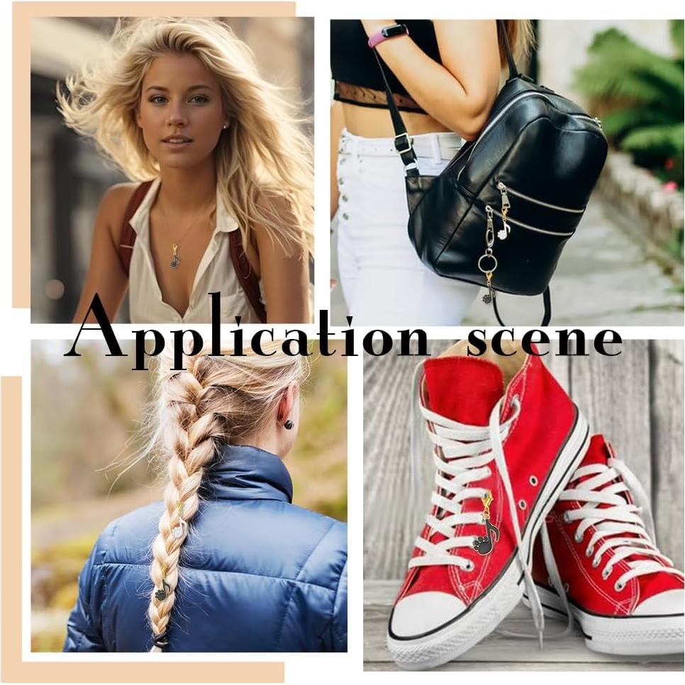 PLIGREAT 2 Sets Cute Piano Black Cat Stitch Marker Knitting Row Counter Chains Locking Stitch Marker for Grandma Mom Birthday Gifts Quilting Weaving Sewing Tool DIY Earings Jewelry Making Accessories