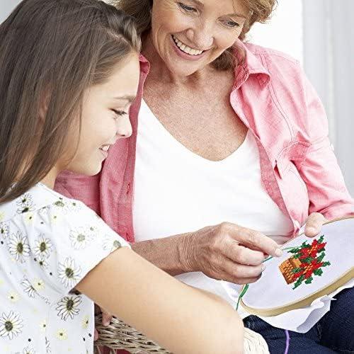 Caydo Hilo de Bordar 100 Colores 8m 12 Bobinas de Poliester