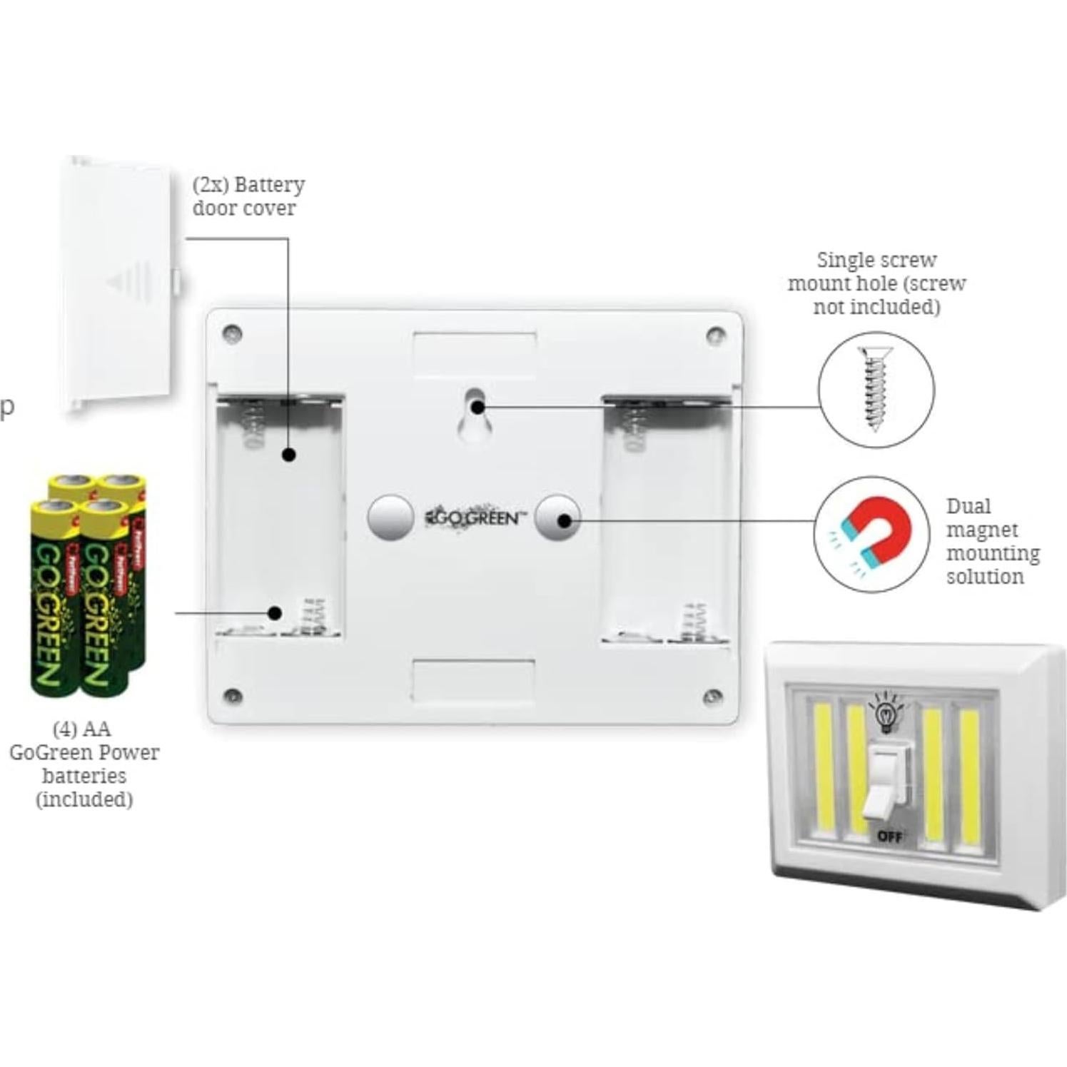 Luz Nocturna Portátil JOEY'Z LiteSaver XL 400 Lúmenes LED