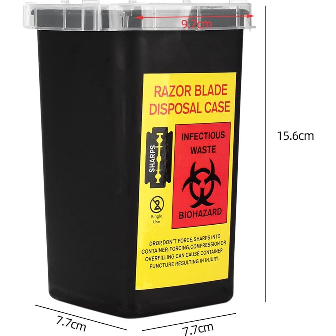 Dispensador de Cuchillas TEONEI Negro 9.7x9.7x15.6cm