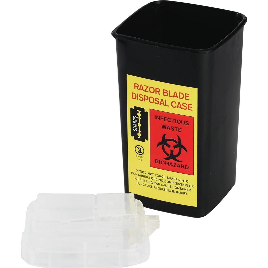 Dispensador de Cuchillas TEONEI Negro 9.7x9.7x15.6cm