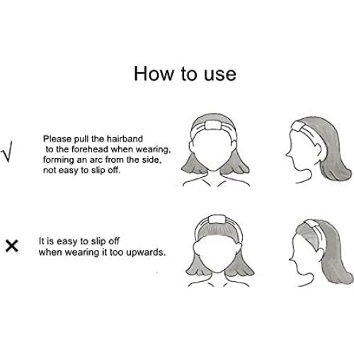 Paquete de 4 diademas de microfibra IAXSEE para cuidado facial