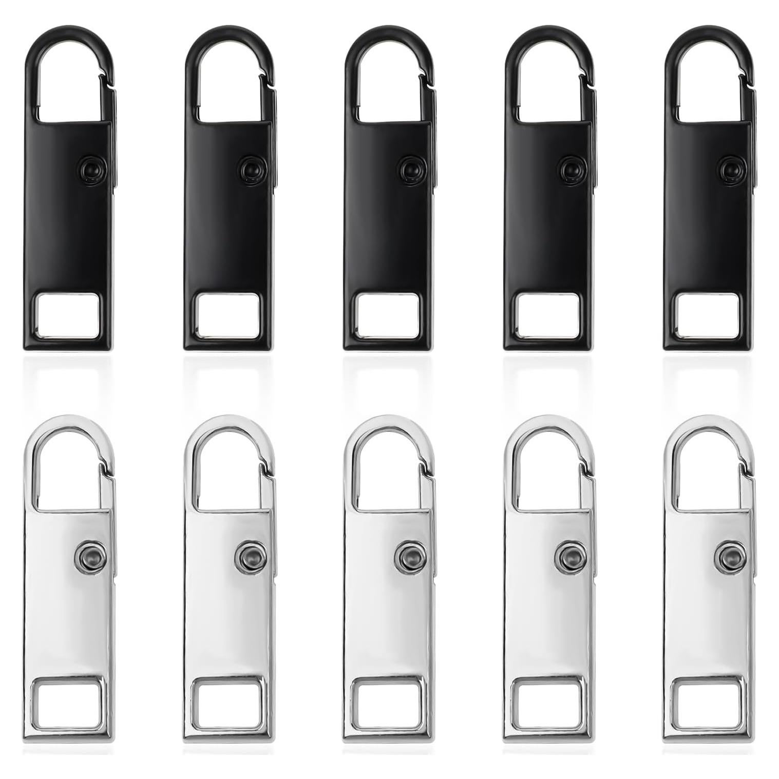 10 Piezas Tiradores de Cremallera Metal Abeillo - Reemplazo Desmontable