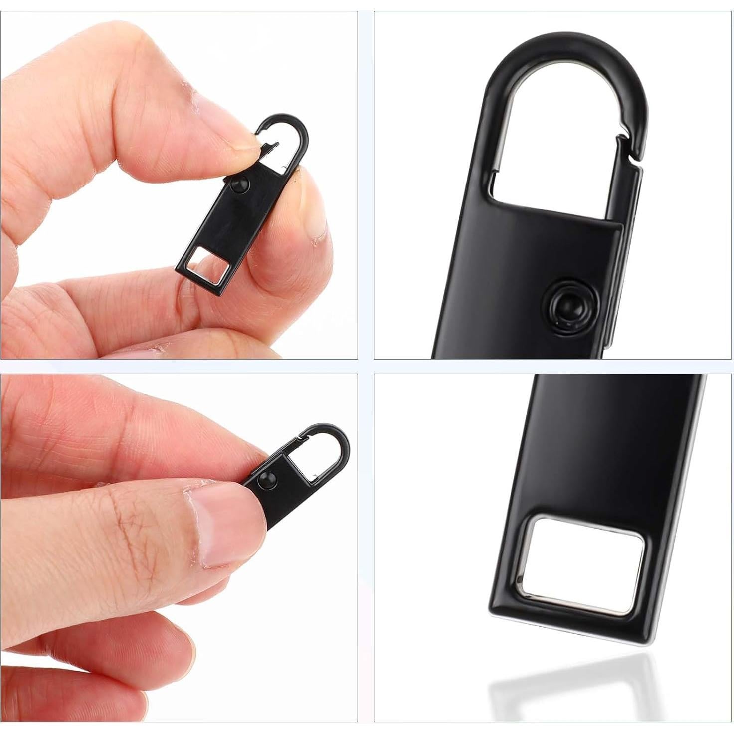 10 Piezas Tiradores de Cremallera Metal Abeillo - Reemplazo Desmontable