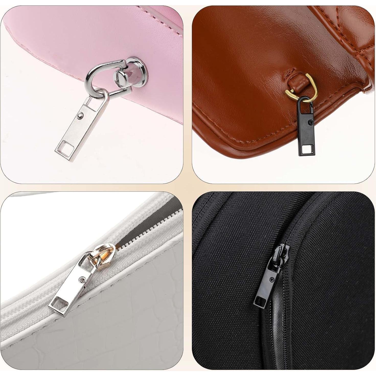 10 Piezas Tiradores de Cremallera Metal Abeillo - Reemplazo Desmontable