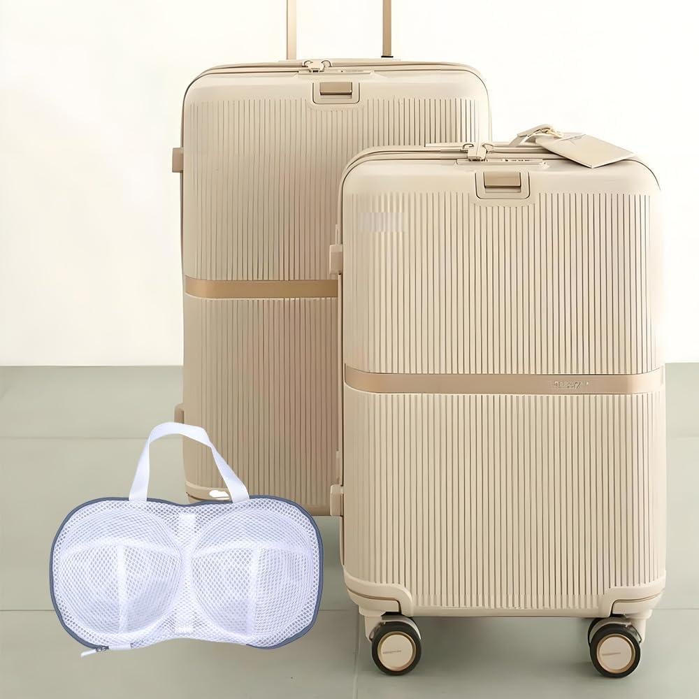 Bolsas de Lavado de Sujetadores Bituinra 2PCS Malla 3D Gris