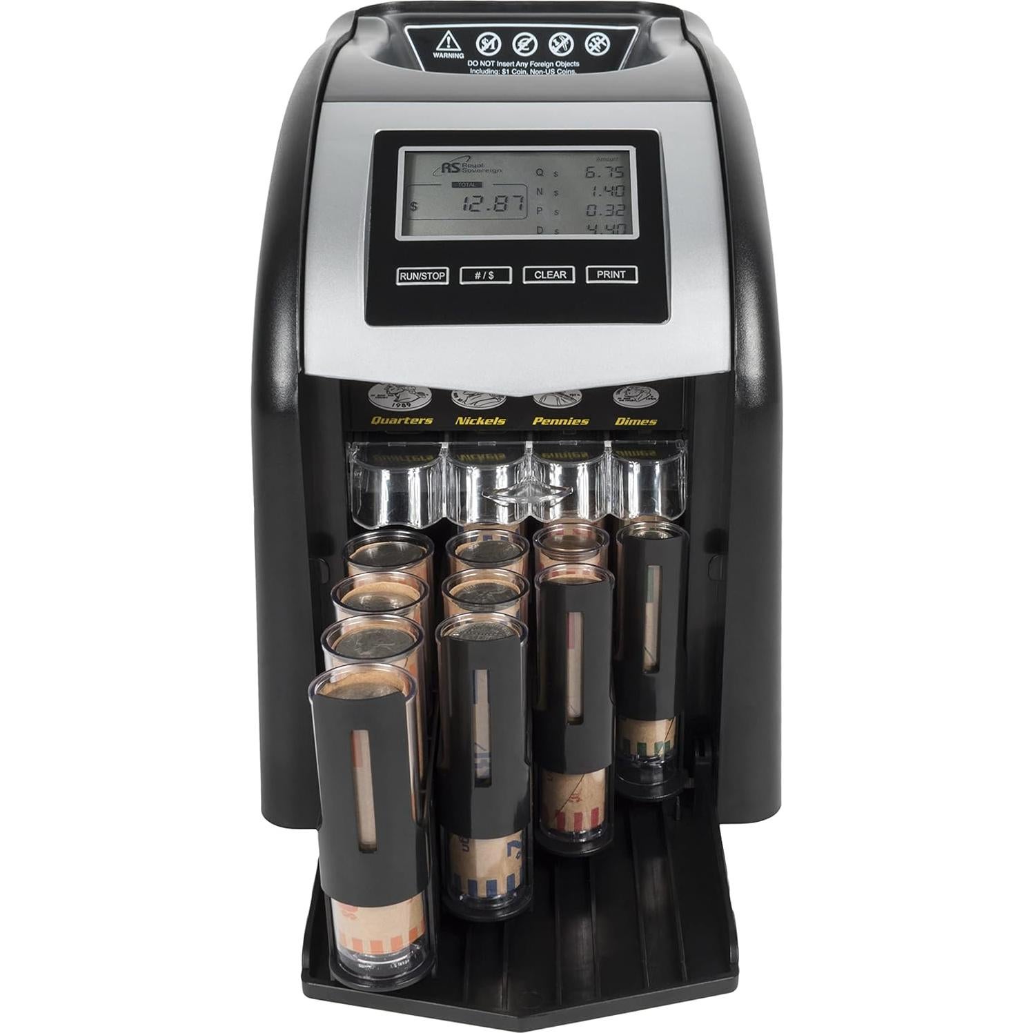 Contador Clasificador de Monedas Eléctrico Royal Sovereign FS-44N