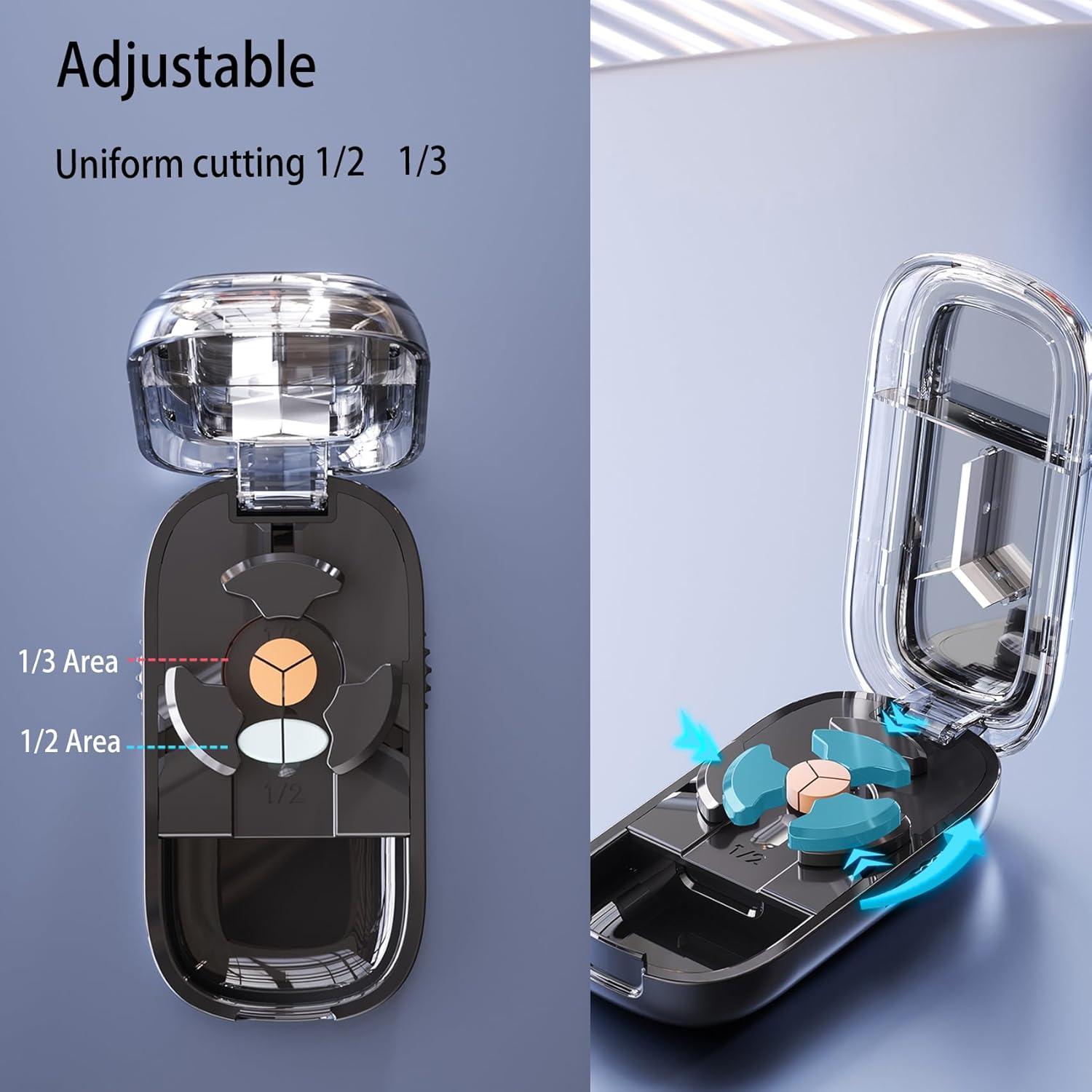 Cortador de Pastillas Hafigigi Ajustable Compacto Negro