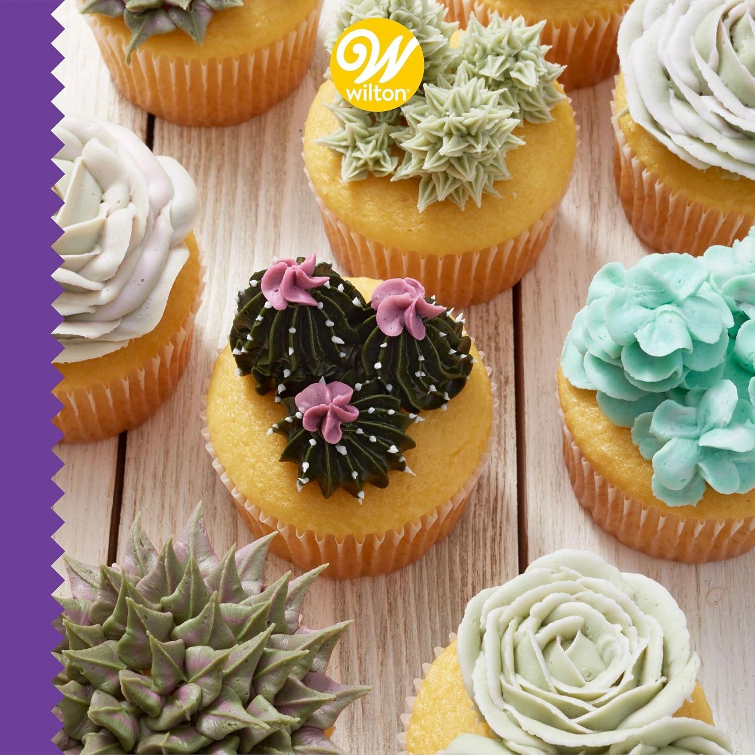 Molde para Muffins Wilton 12 Tazas Antiadherente Pack de 6