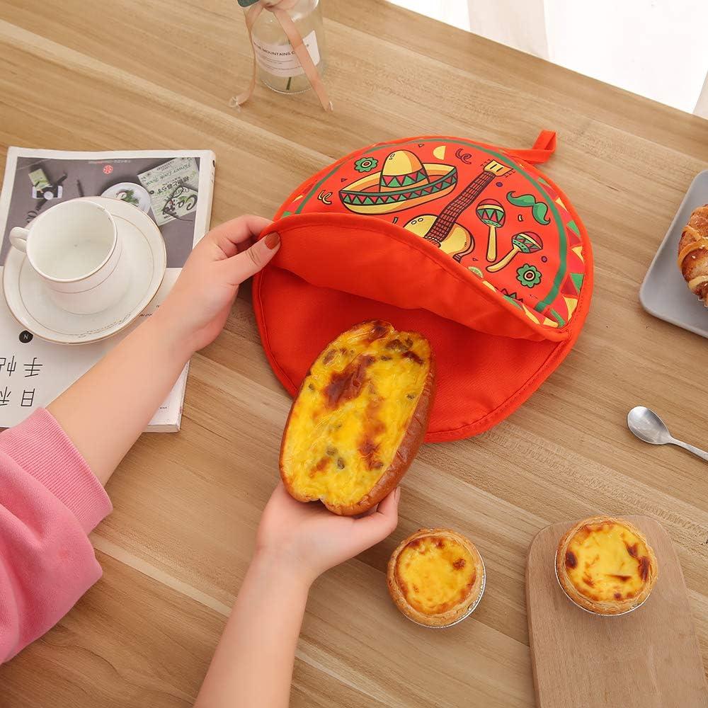 Calentador de Tortillas DOKKIA 30.48 cm Bolsa Aislante Microondas