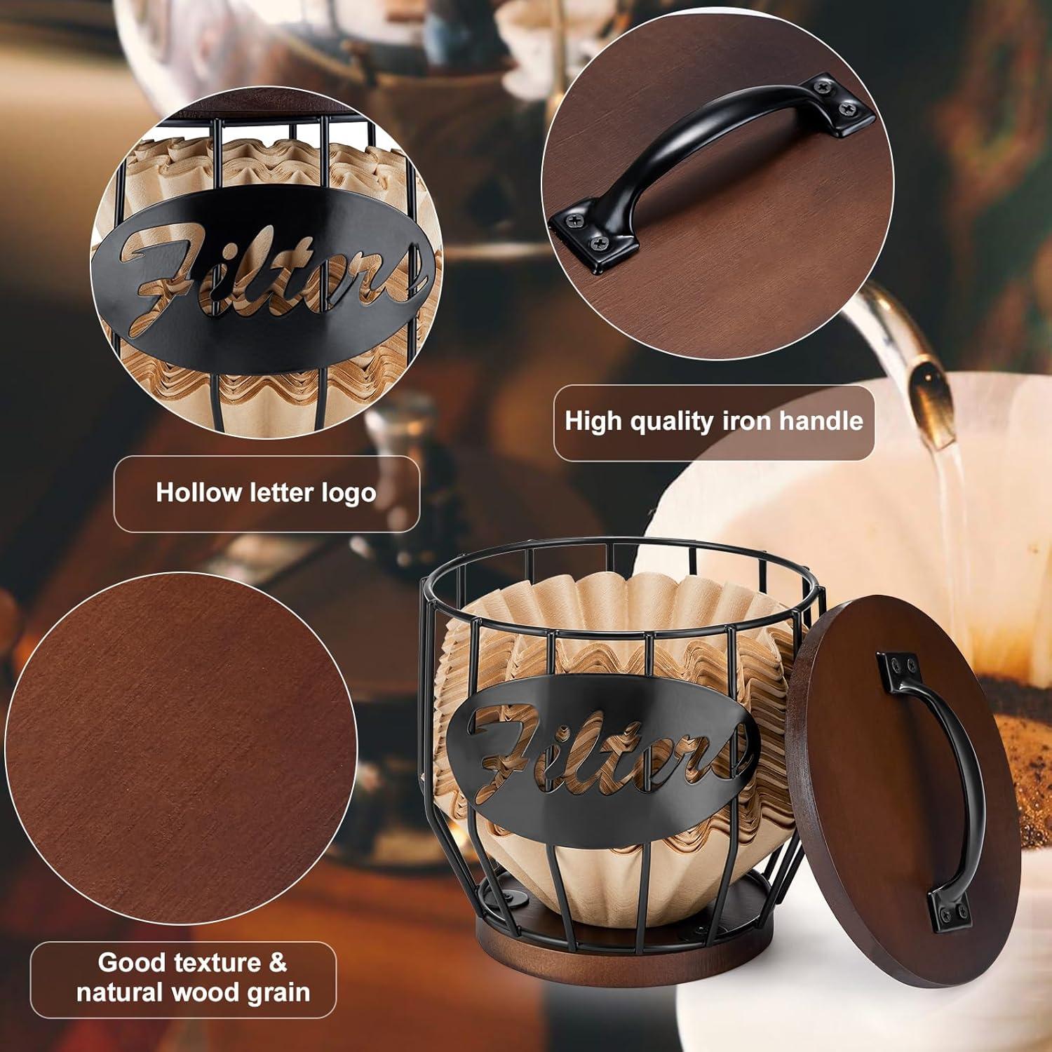 Soporte para Filtros de Café Yangbaga - Almacenamiento 2-4 Tazas