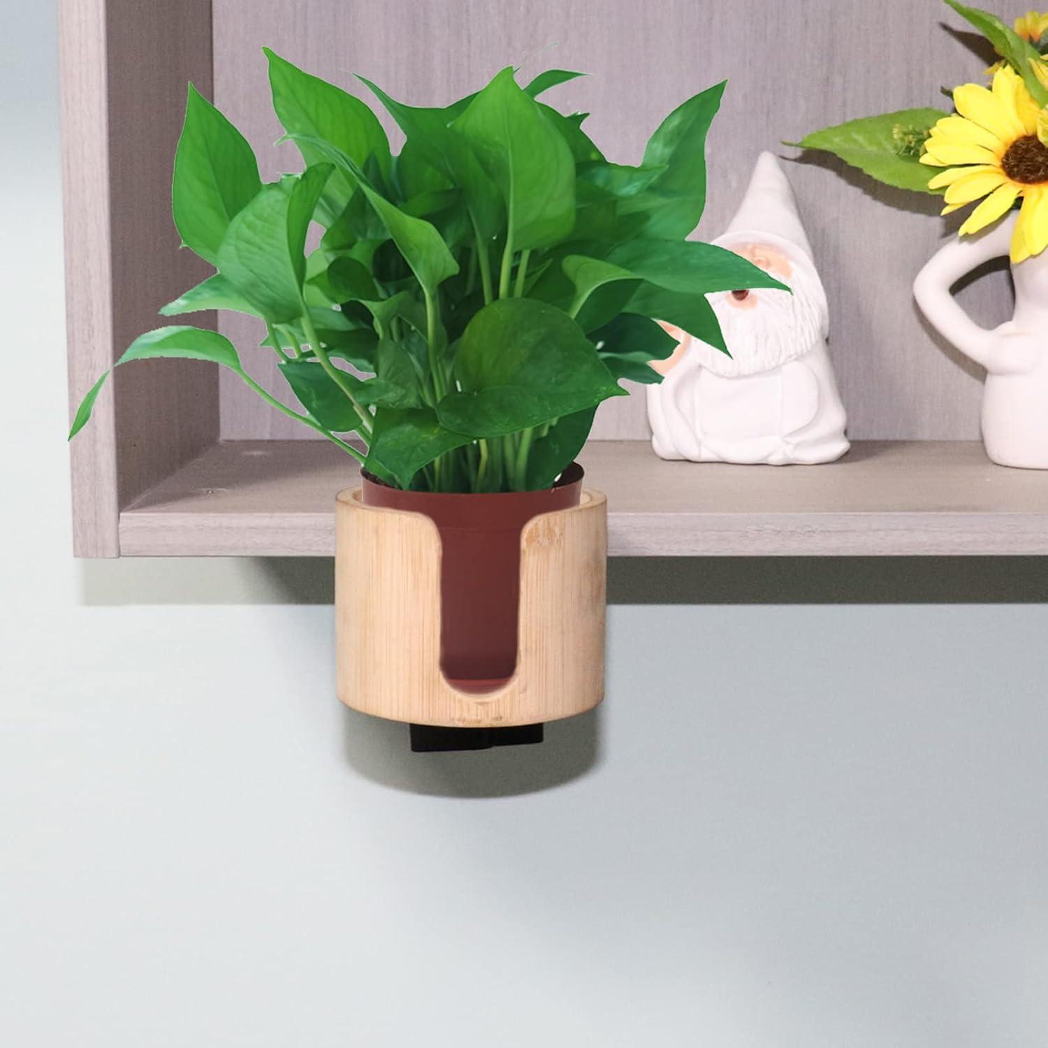 Soporte para Taza Antideslizante Tirifer - 1 Paquete de Bambú