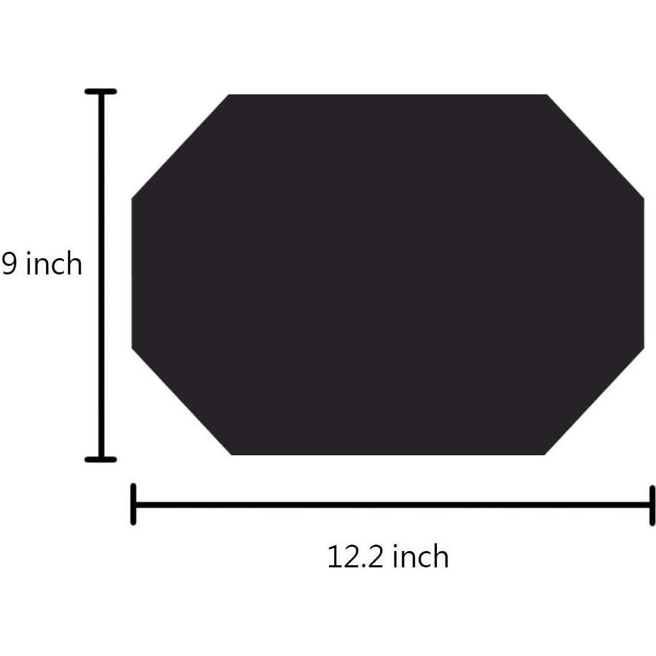 Mesa Lateral Clip-On Forzaddik para Sofá Negro, 30.99x22.86 cm