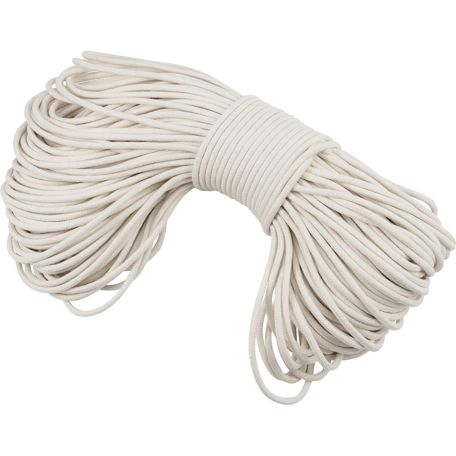 Cuerda de Algodón Natural JOIKIT 50m 6mm Trenzada Multiusos