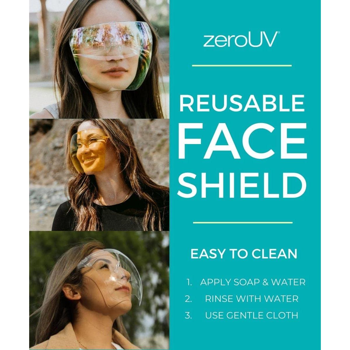 Gafas de Sol ZeroUV Visera Protectora Antivaho Transparente