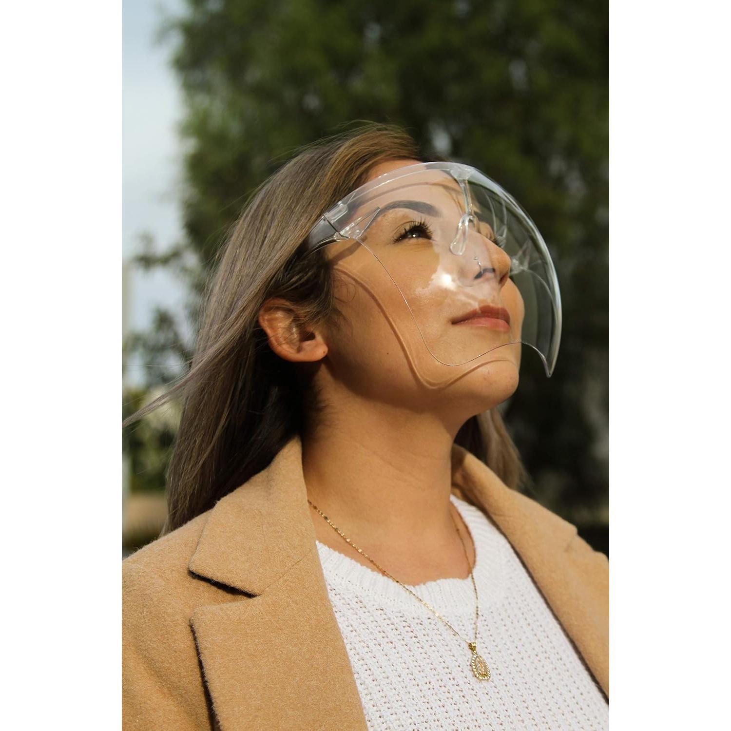 Gafas de Sol ZeroUV Visera Protectora Antivaho Transparente