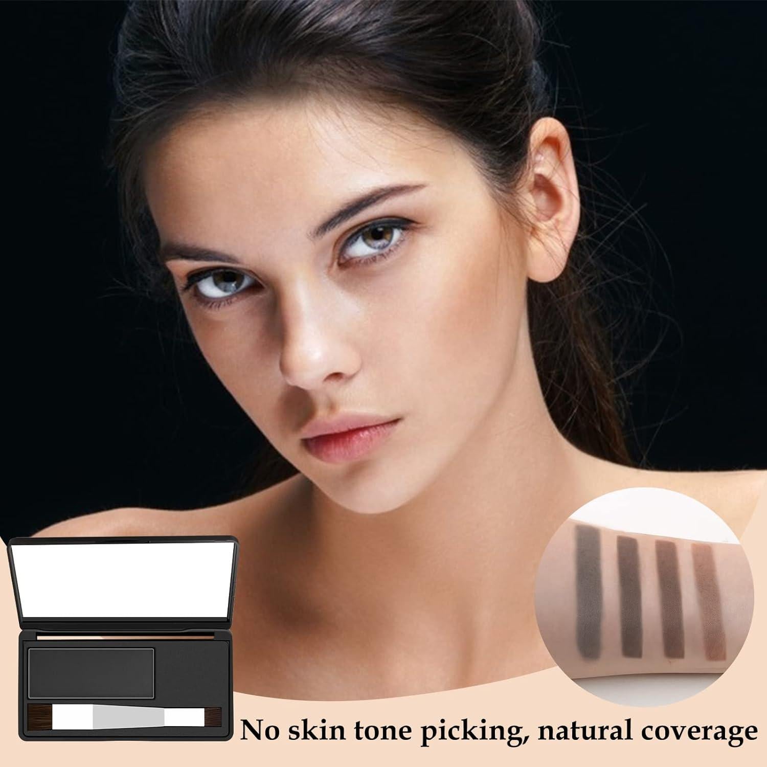 Kit de Polvo para Sombra de Cabello Boobeen - Retoque Raíces Gris