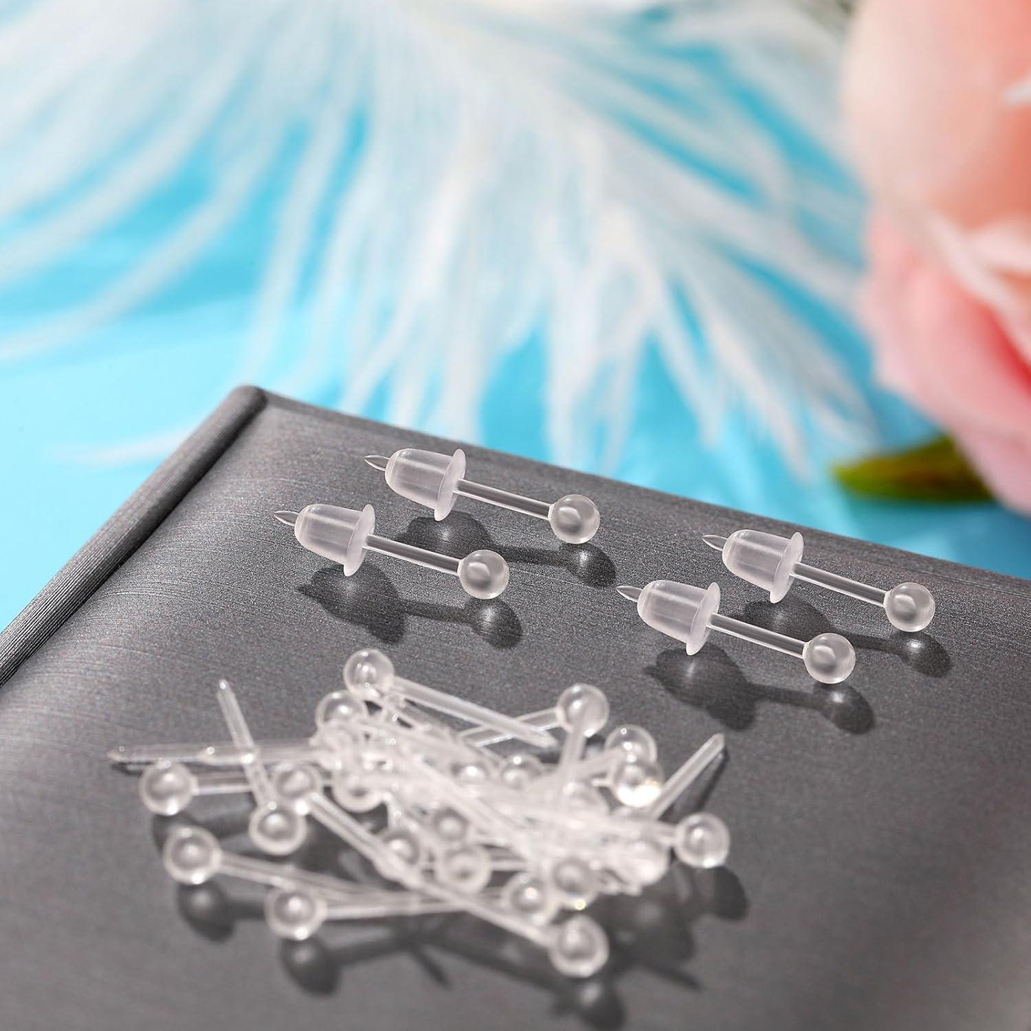 Juego de Aretes de Plástico 3mm Formulen para Oídos Sensibles