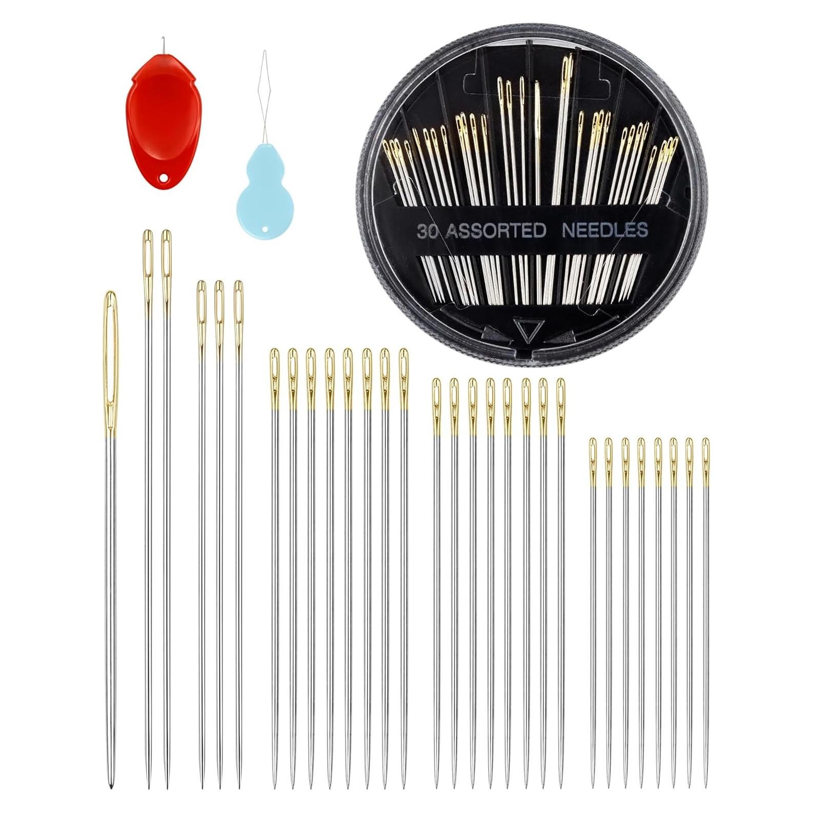 Kit de Agujas de Coser a Mano FIVEIZERO 30 Piezas Premium