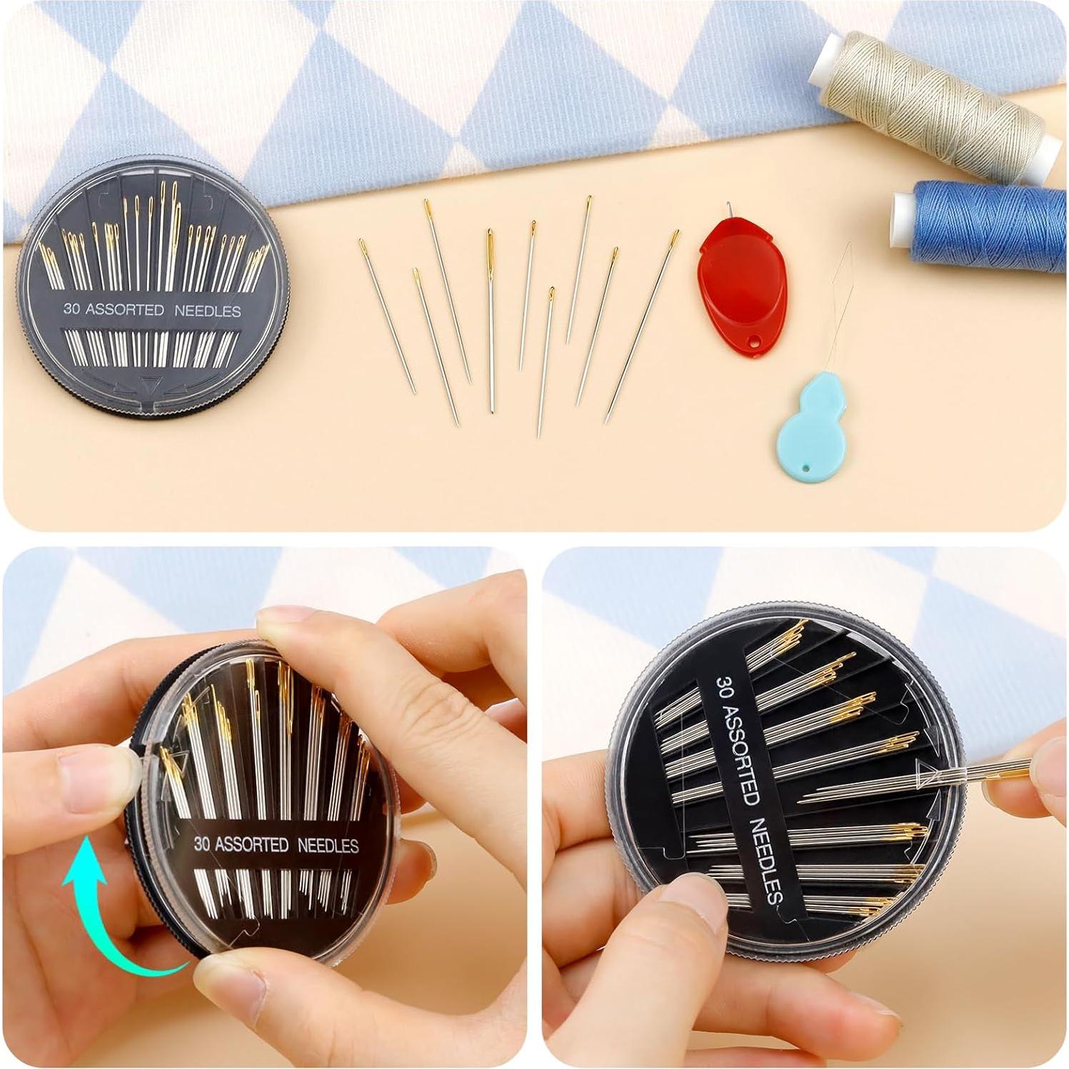 Kit de Agujas de Coser a Mano FIVEIZERO 30 Piezas Premium