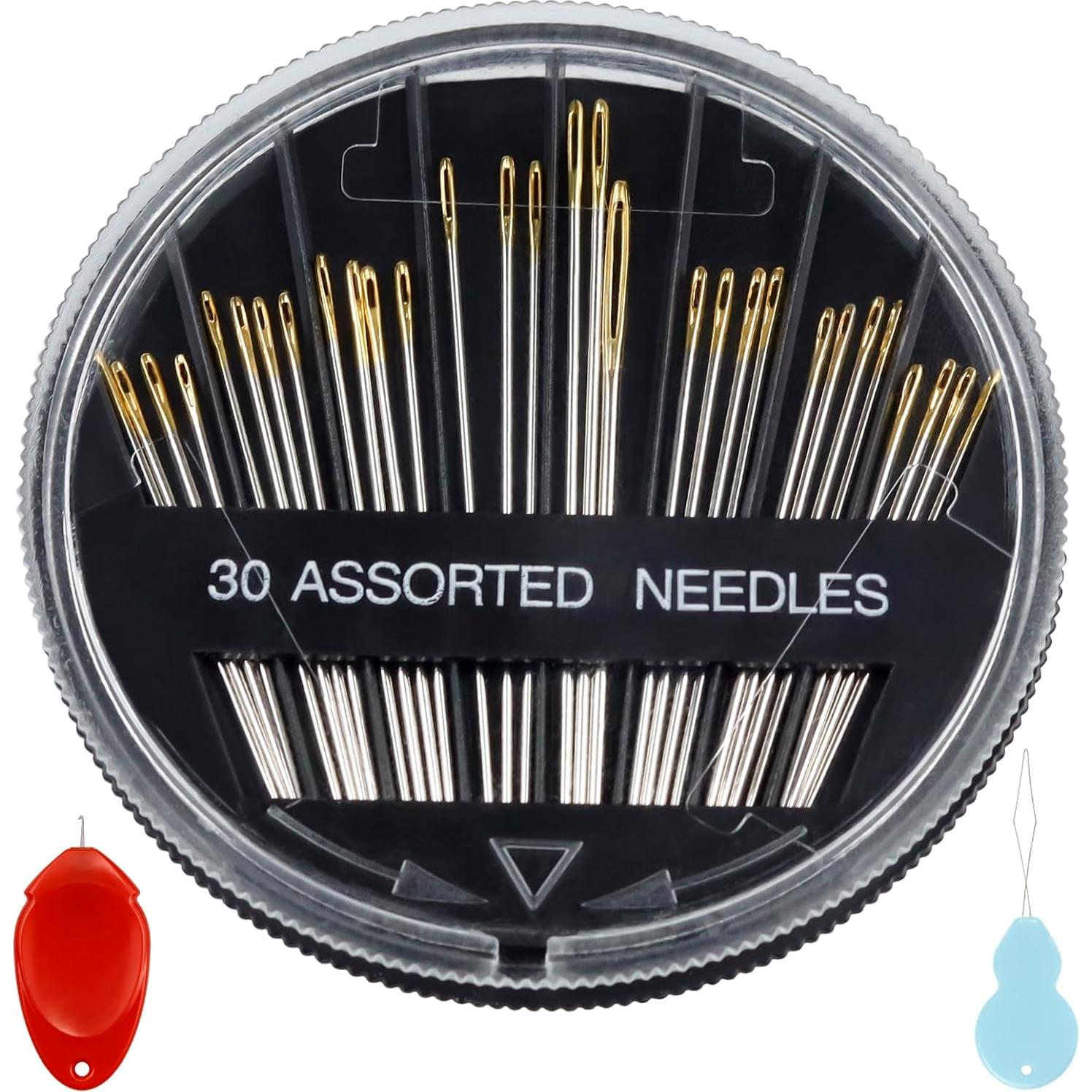 Kit de Agujas de Coser a Mano FIVEIZERO 30 Piezas Premium