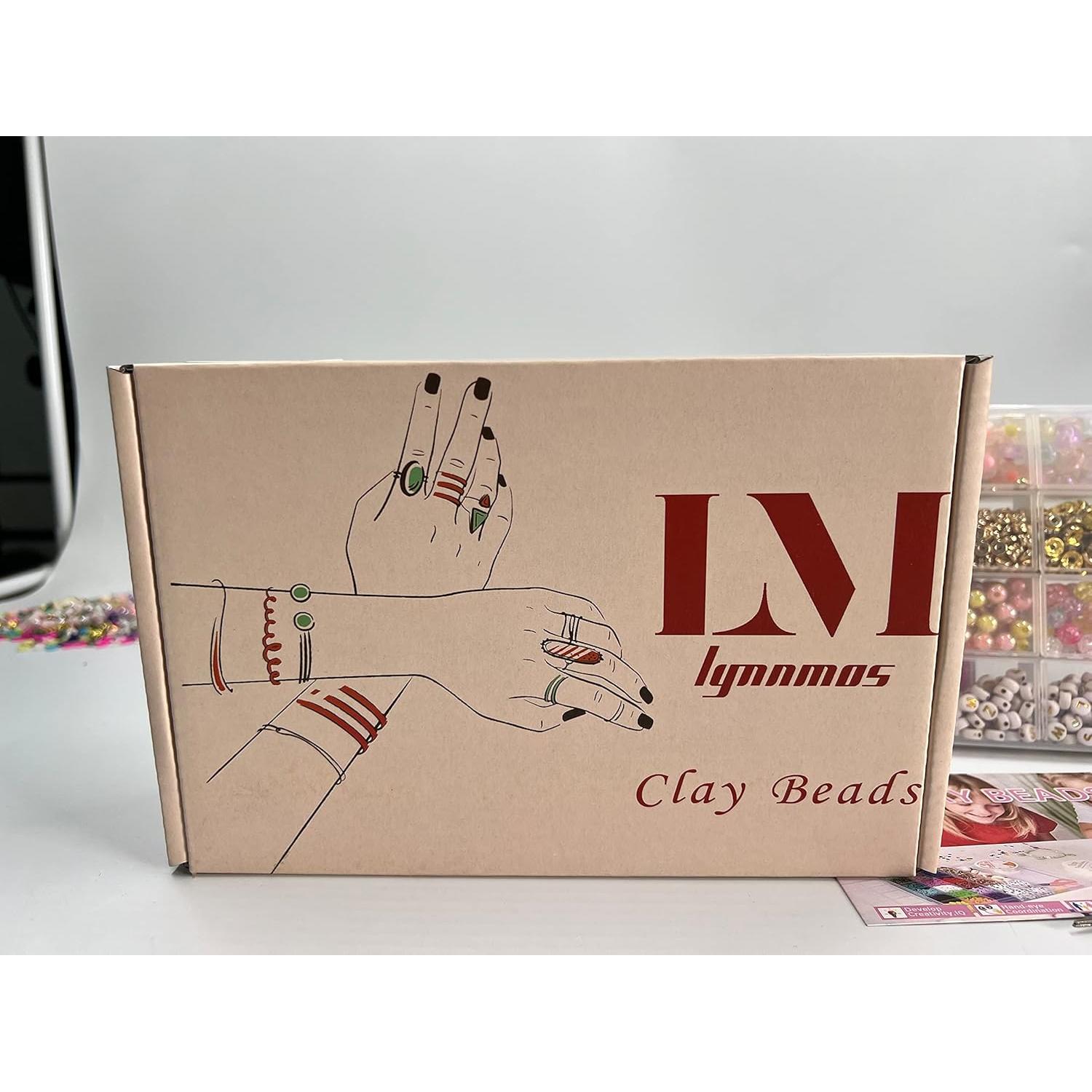 Kit de Pulseras de Cuentas de Arcilla 8500 Pcs Lynnmos