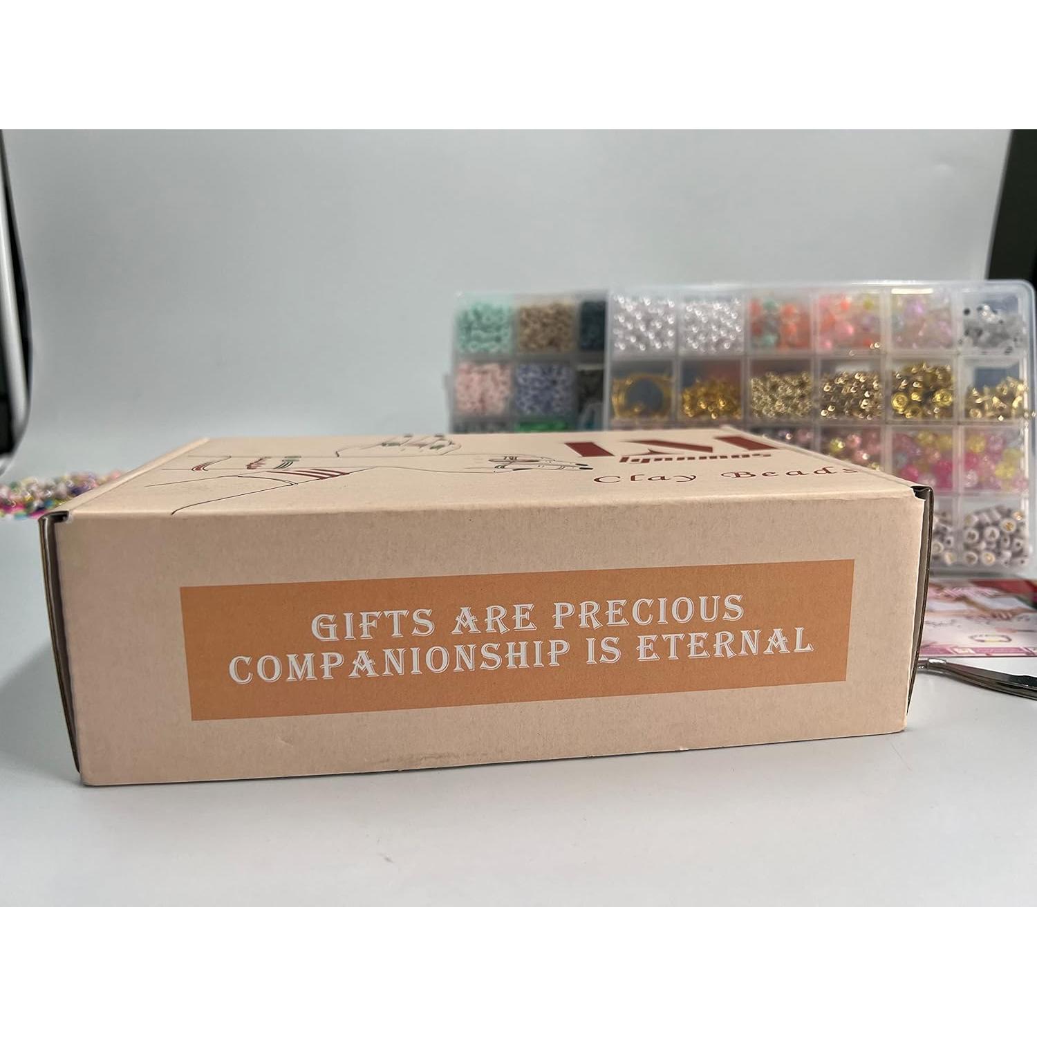 Kit de Pulseras de Cuentas de Arcilla 8500 Pcs Lynnmos