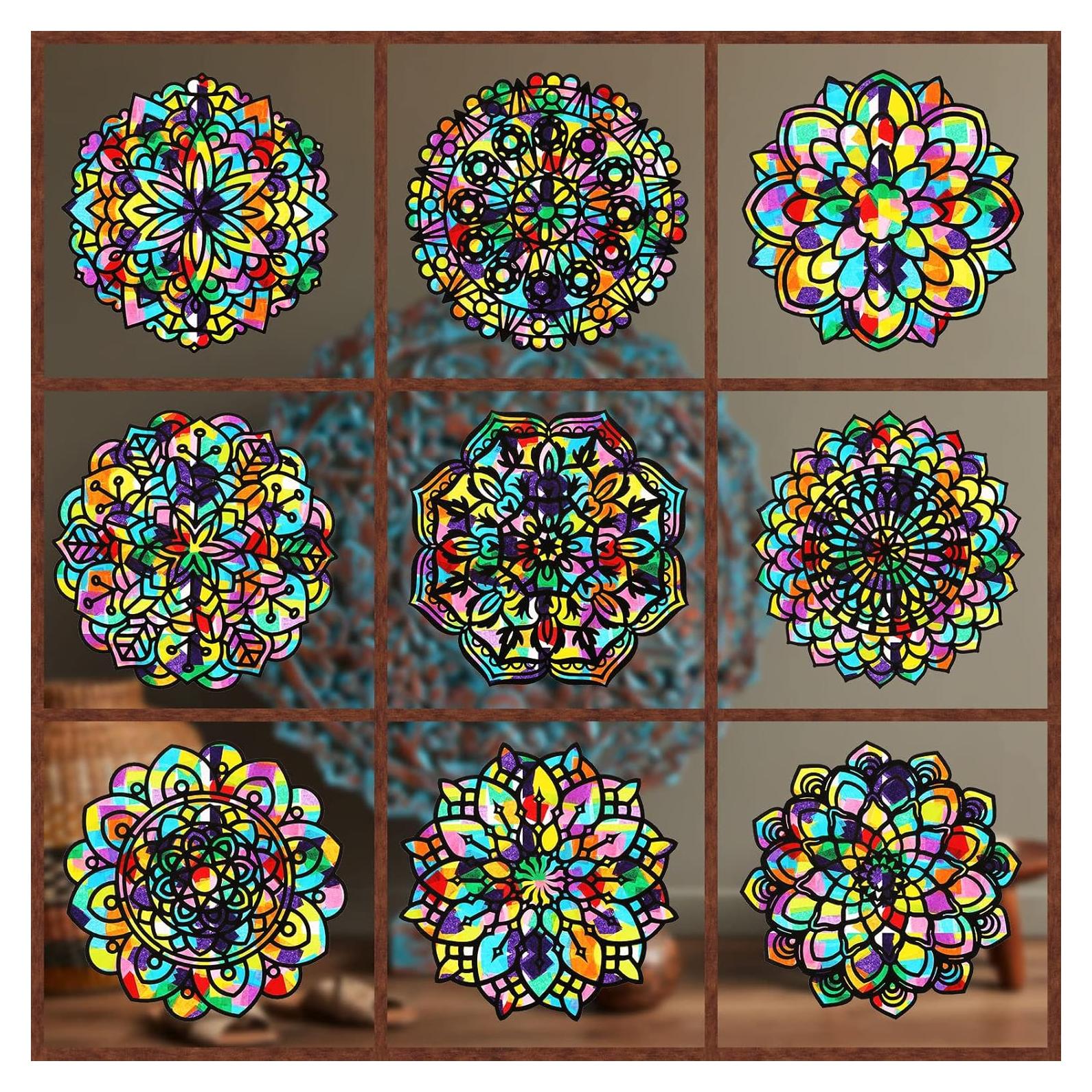 Kit DIY Adornos de Ventana Mandala Tinlade - 138 Piezas