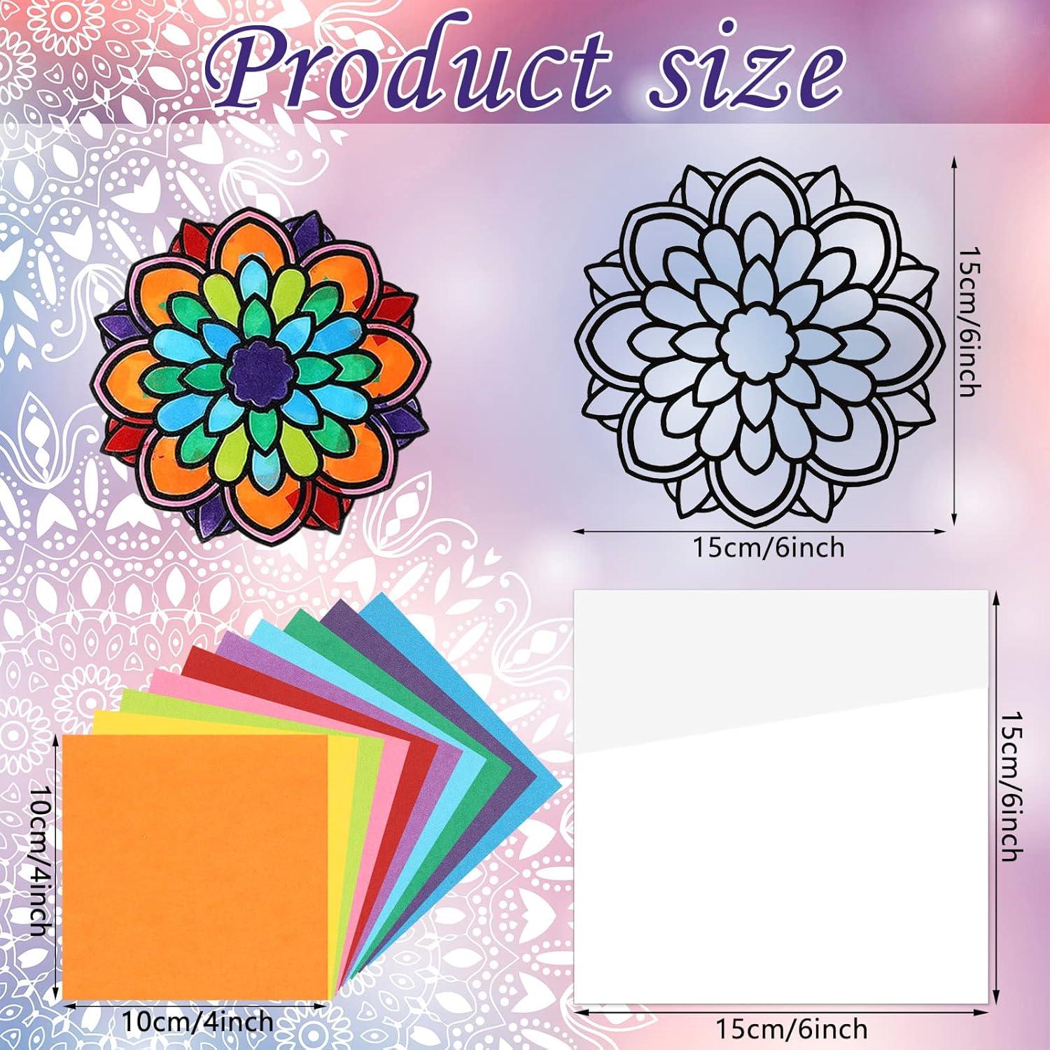 Kit DIY Adornos de Ventana Mandala Tinlade - 138 Piezas