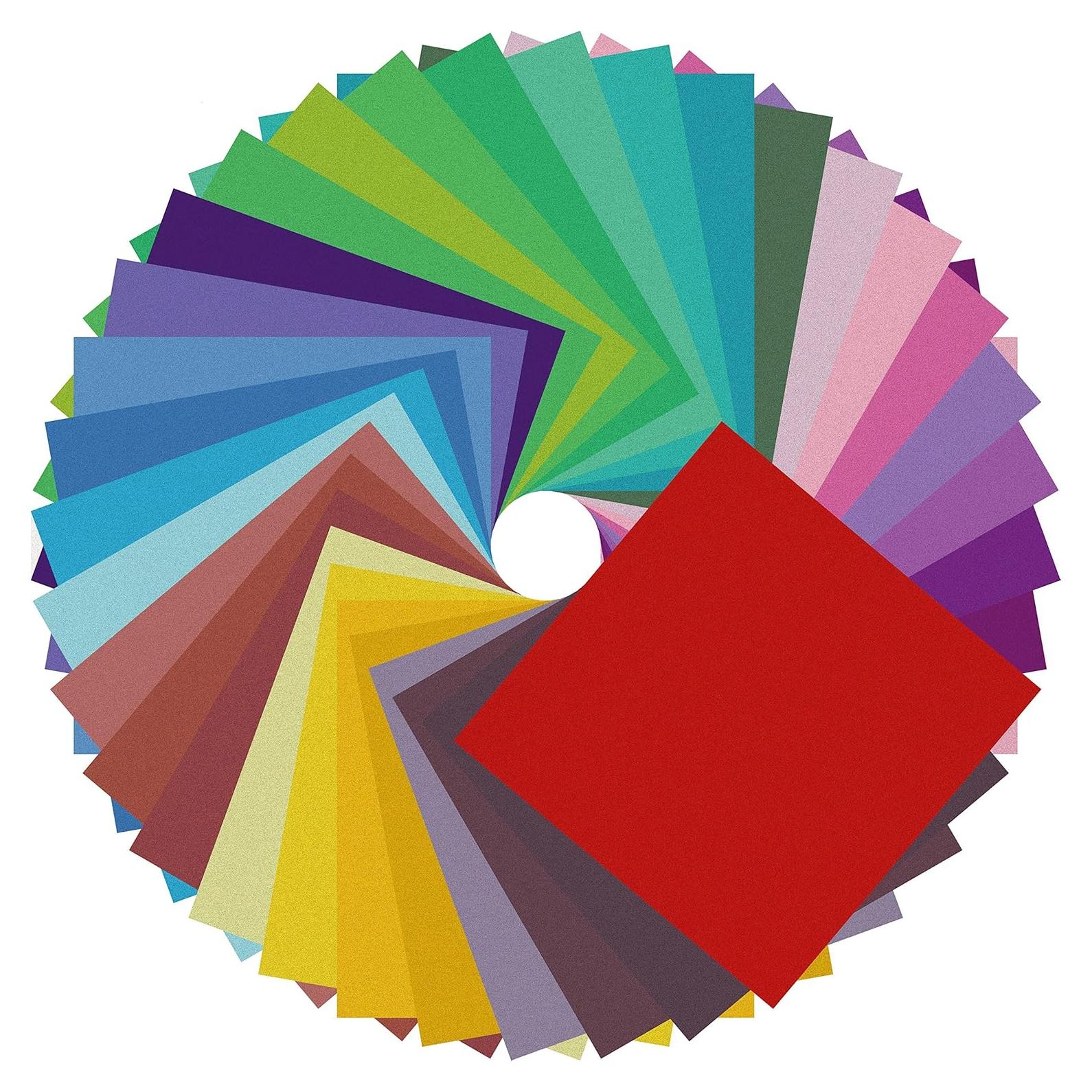 Papel de Origami Doble Cara BUBU 20x20 cm 150 Hojas 15 Colores