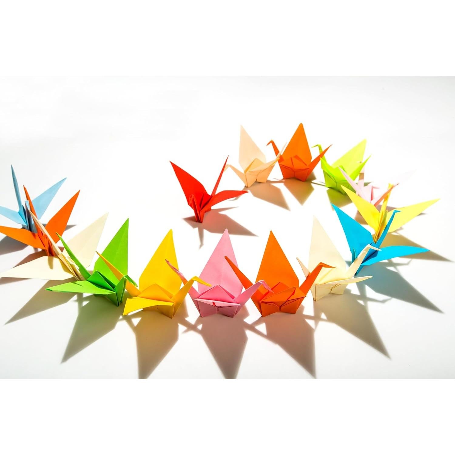 Papel de Origami Doble Cara BUBU 20x20 cm 150 Hojas 15 Colores