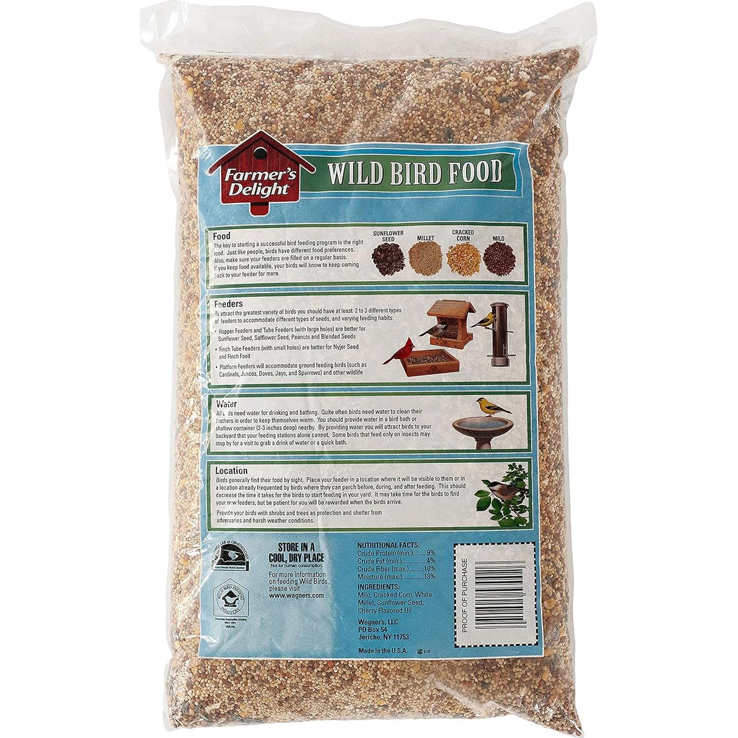 Alimento para Aves Silvestres Wagner's Delight 4.54 kg Cereza