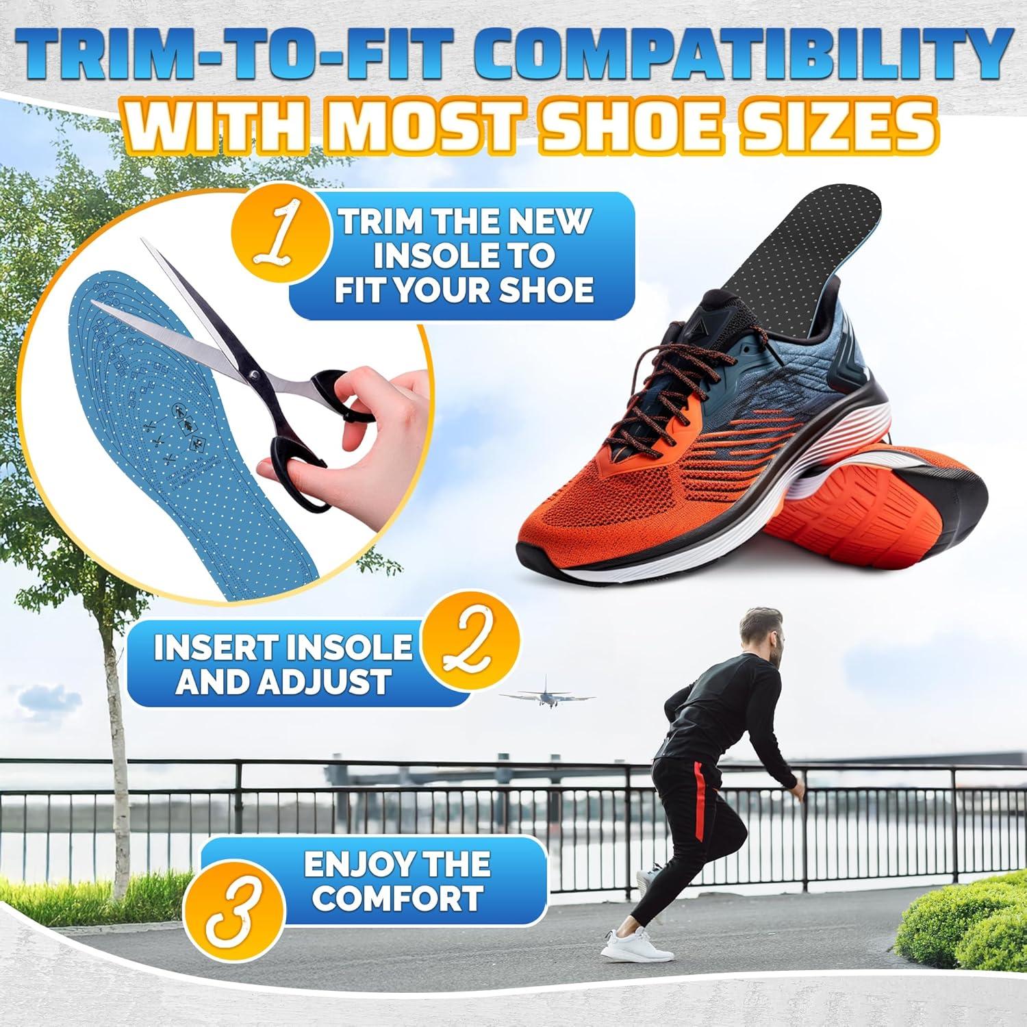 Insertos Universales Ultra Finos para Zapatos - 3 Pares de Lana