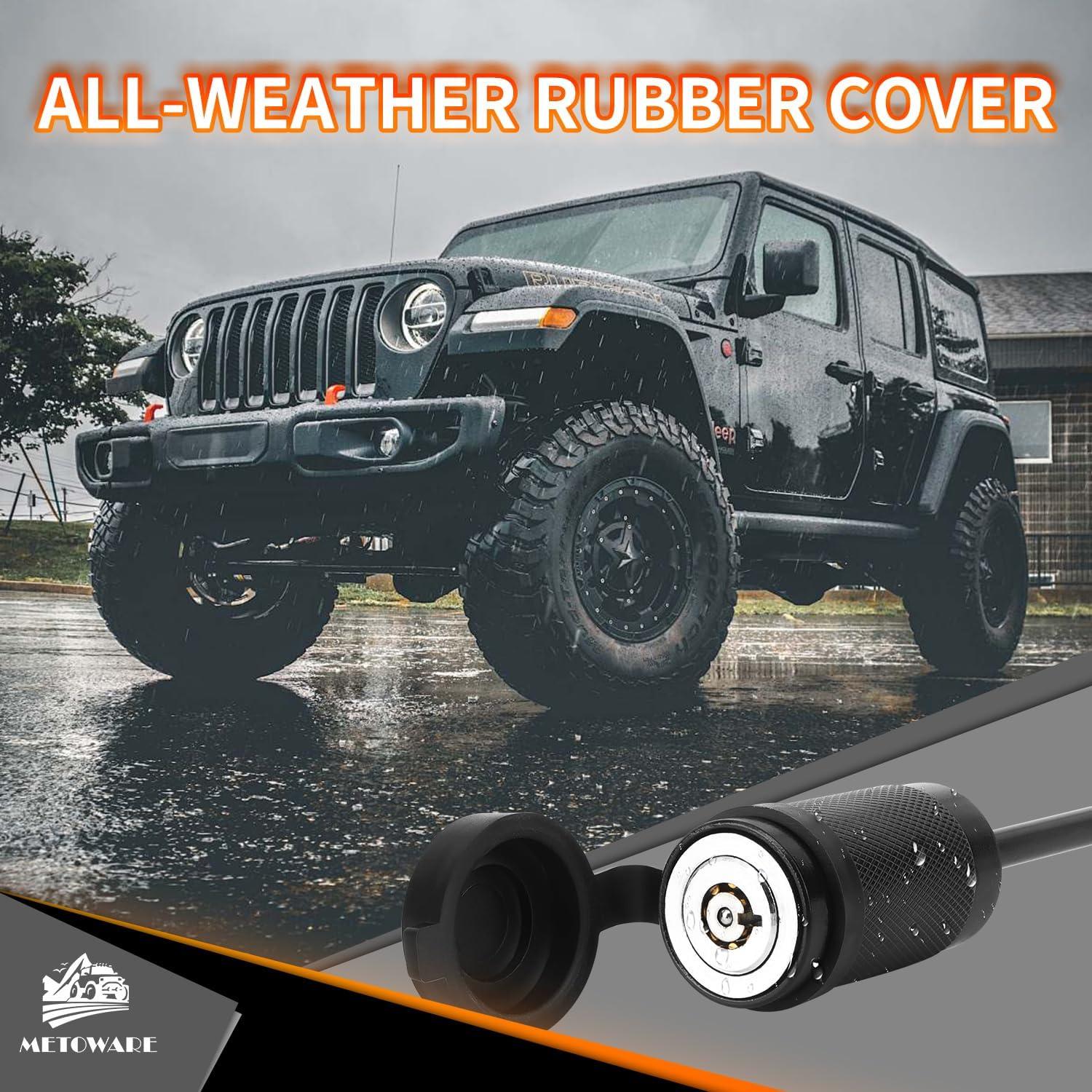 Cerradura de Acoplador de Remolque METOWARE 1/4" Diámetro