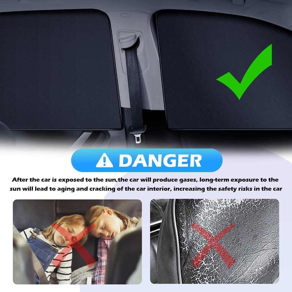 Sombrillas Holográficas Figpade para Ventanas de Automóvil 2 Piezas