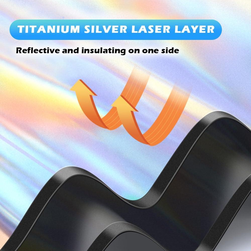 Sombrillas Holográficas Figpade para Ventanas de Automóvil 2 Piezas