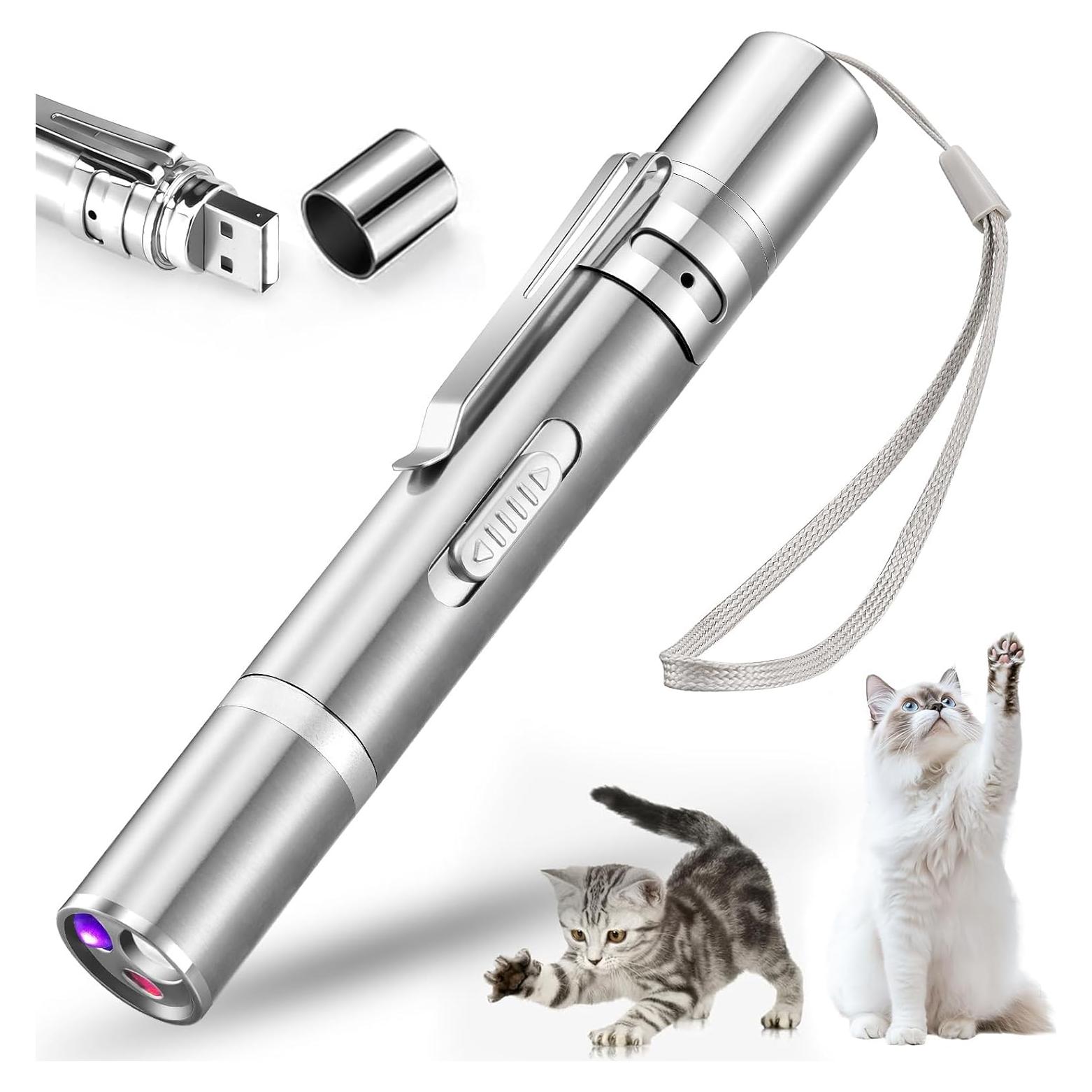 Puntero láser recargable Koackl para gatos y perros 7 en 1